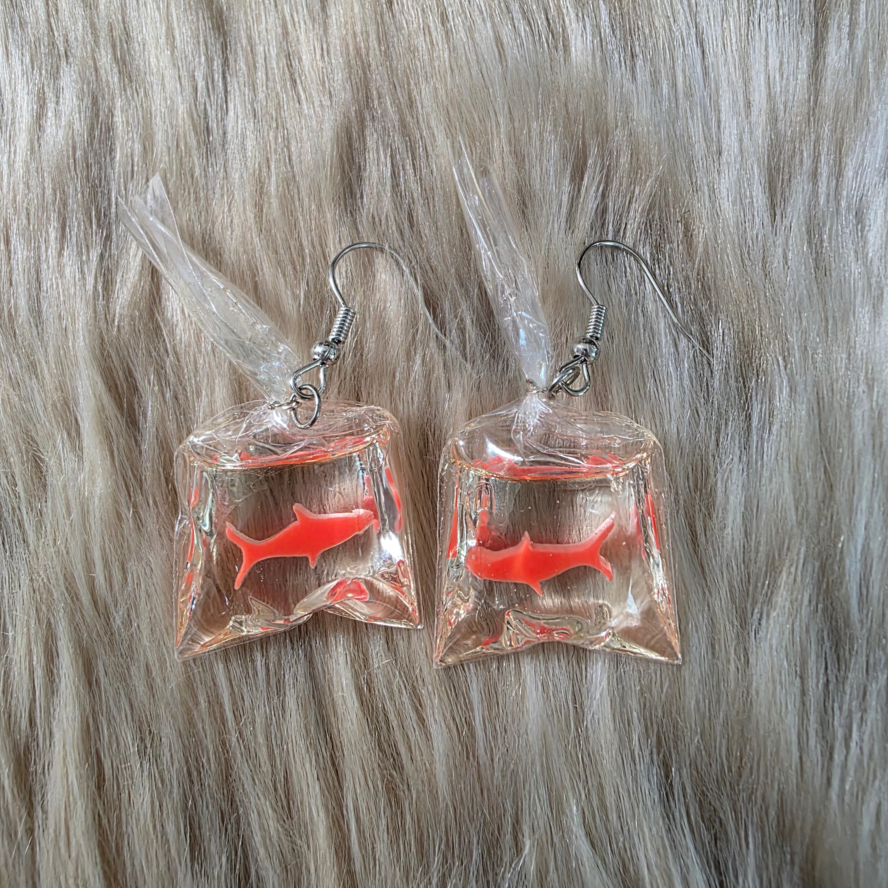Goldfish Earrings Novelty Earrings Vintage Vibes Boutique