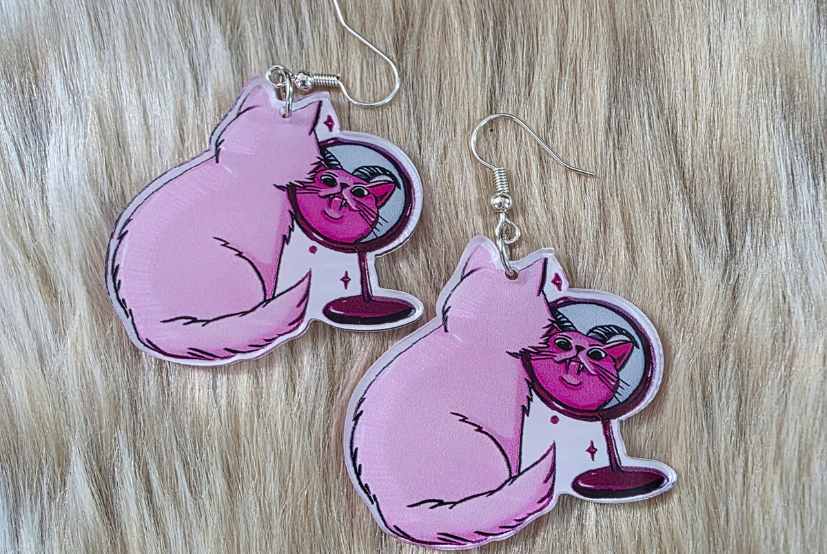 Evil Twin Earrings Novelty Earrings Vintage Vibes Boutique