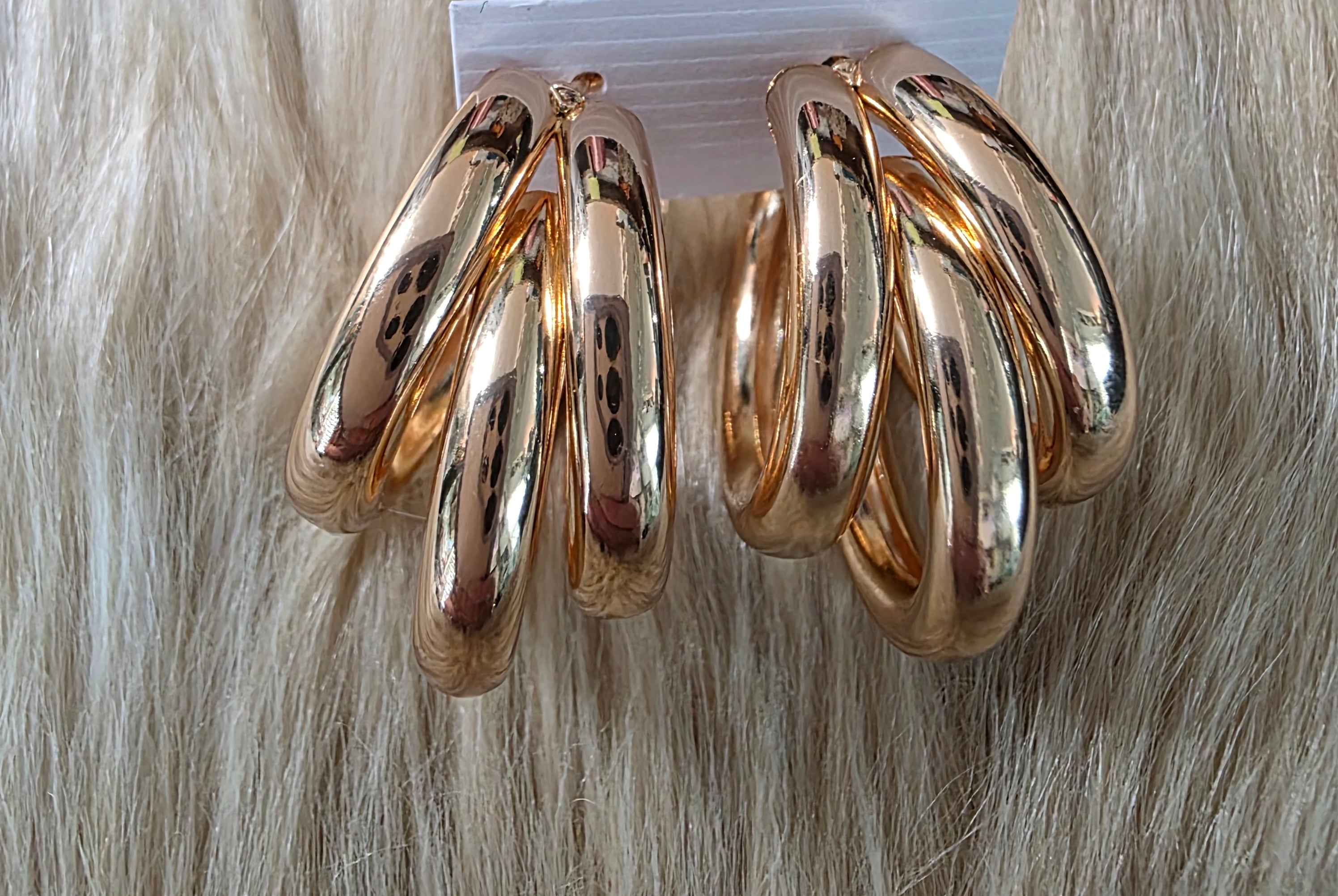 Triple Threat Hoops Earrings Vintage Vibes Boutique