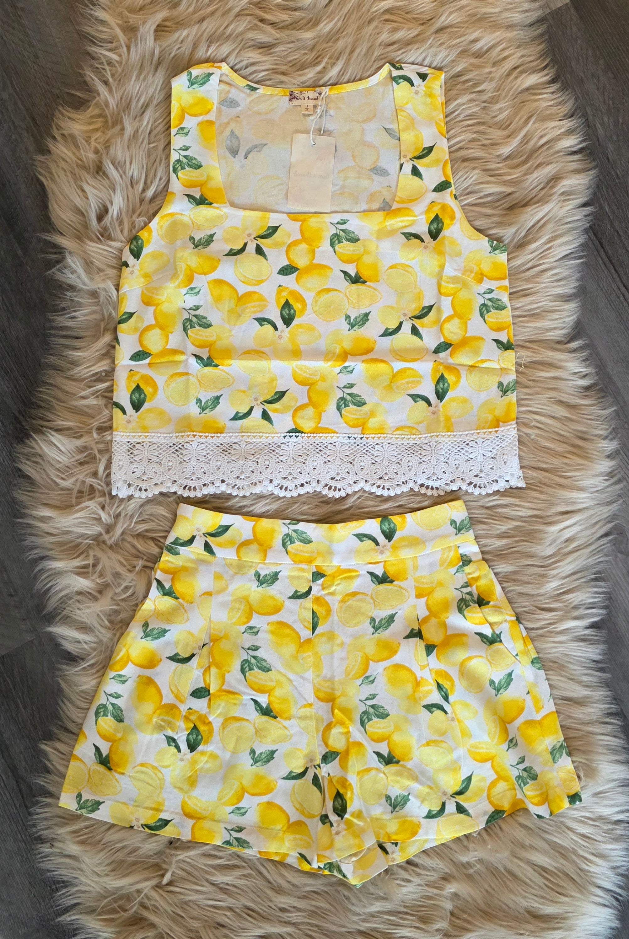 Lemon Grove Set Coord Set Hem & Thread