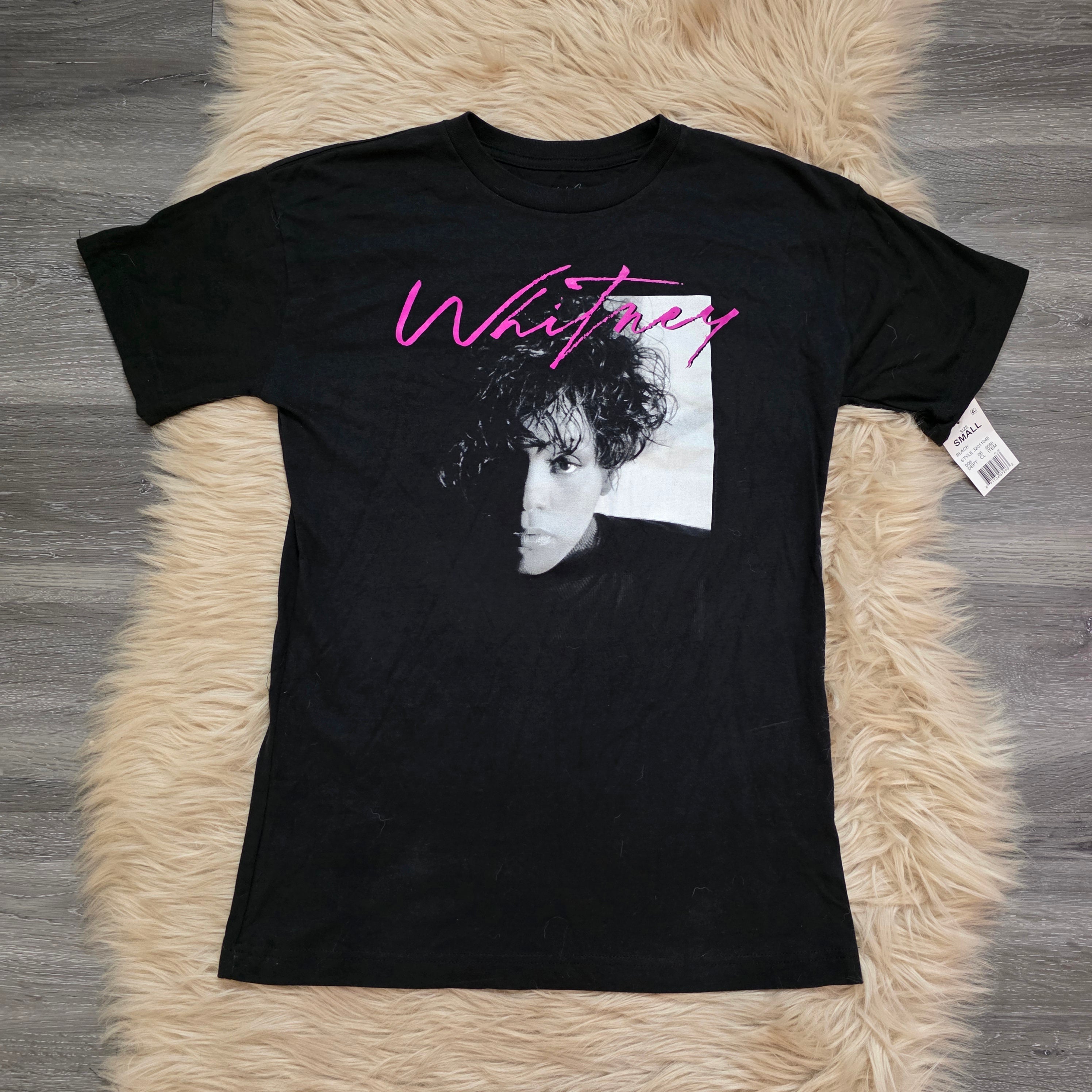 Black Whitney Tee Band Tee Vintage Vibes Boutique