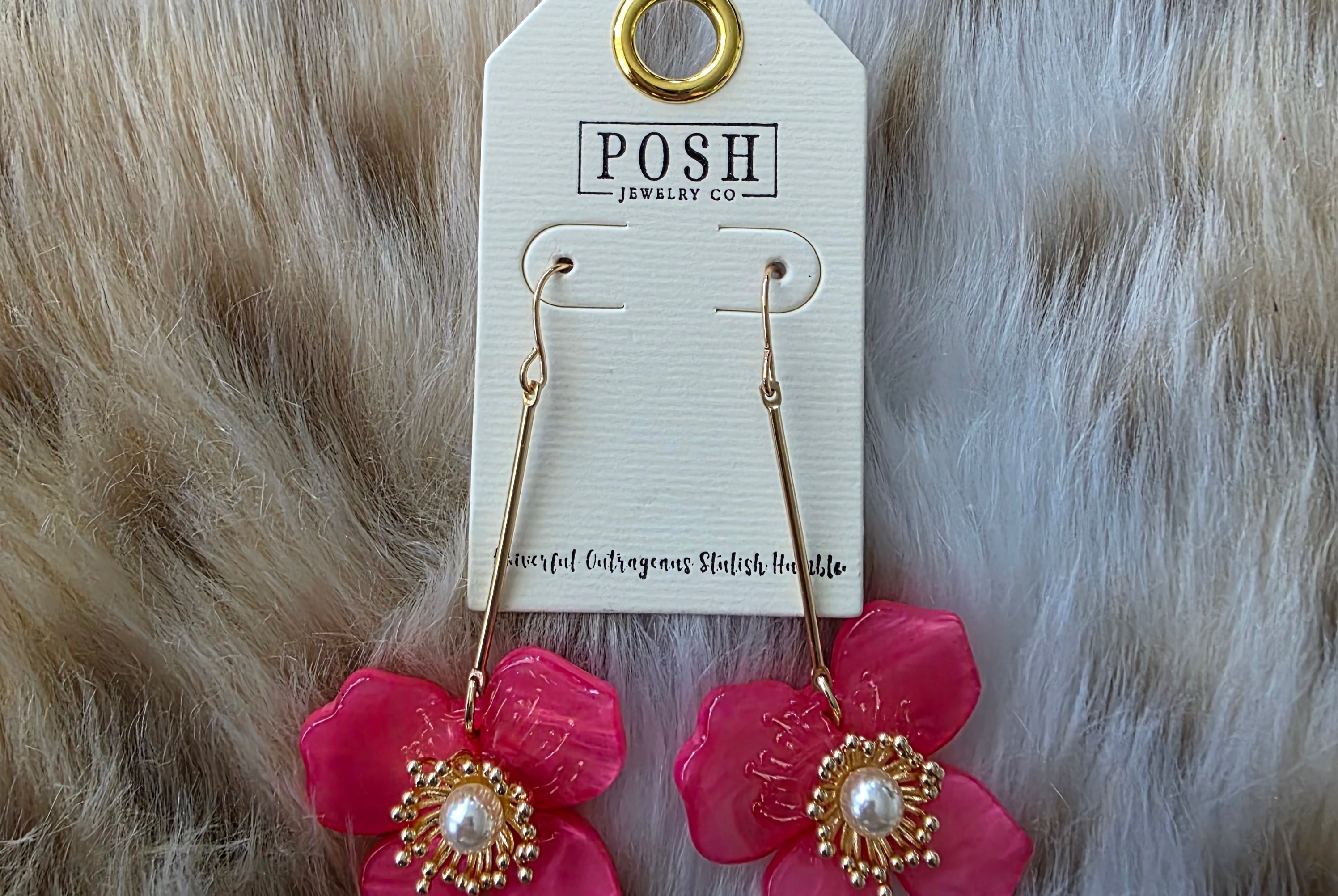 Pink Paradise Earrings Earrings Pink Panache