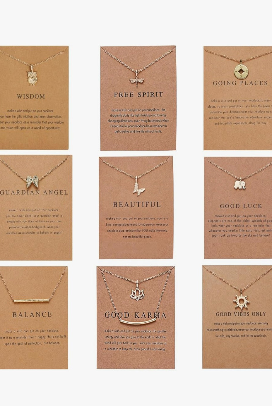 Inspirational Necklace Necklace Vintage Vibes Boutique