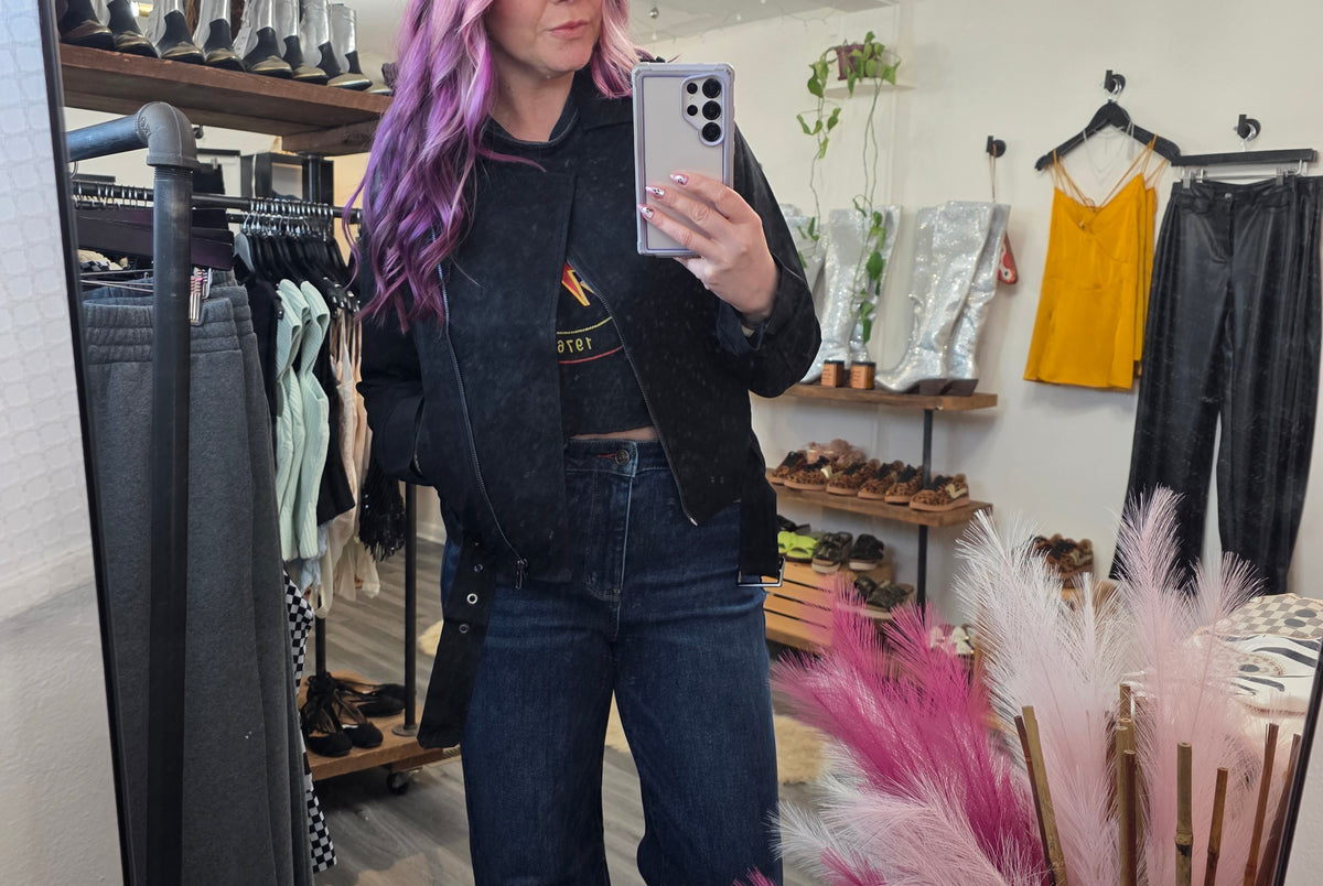 Nightshift Utility Jacket Jacket Vintage Vibes Boutique