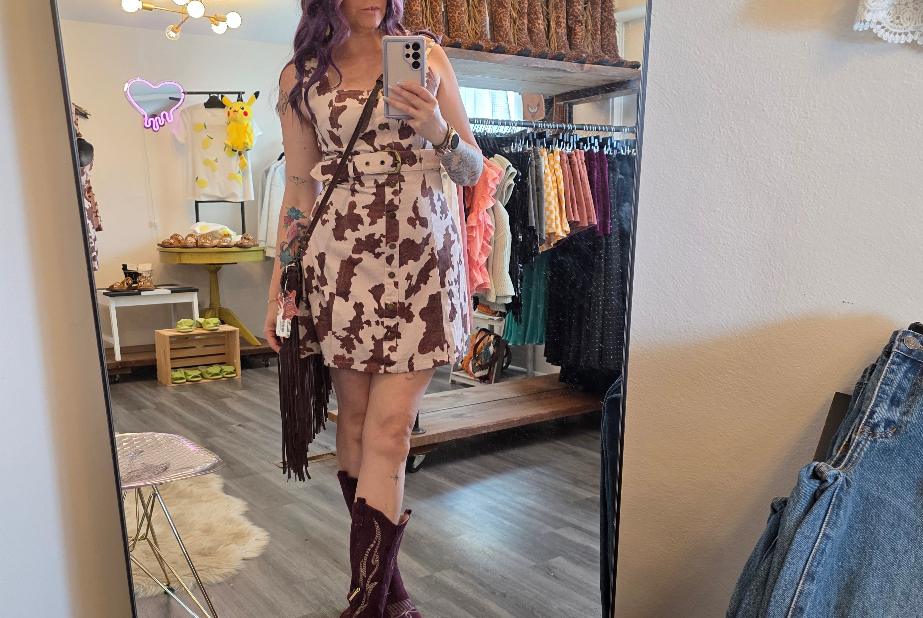 Saddle Up Mini Dress Mini Dress Fate
