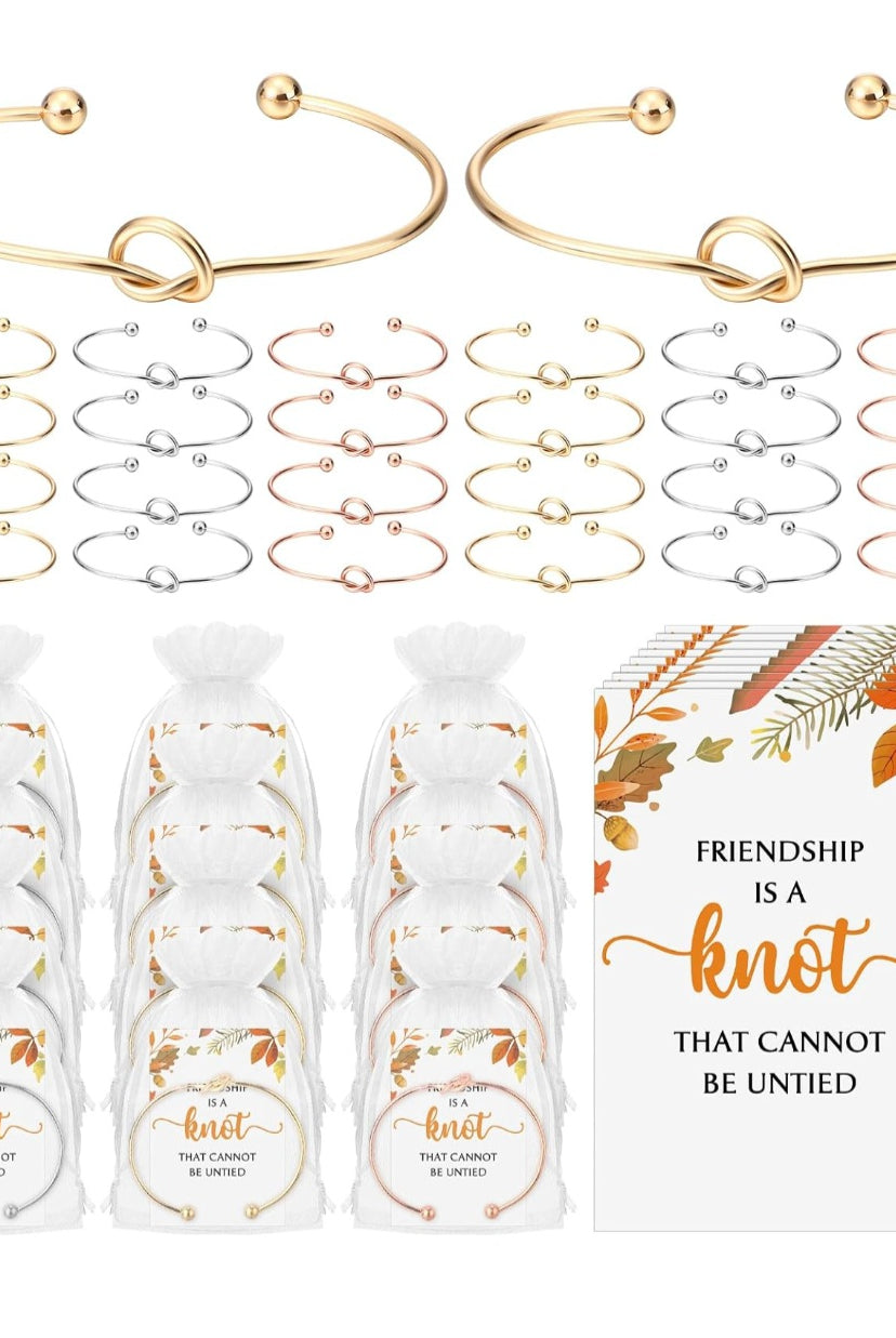 Friendship Knot Bangle Bracelet Vintage Vibes Boutique