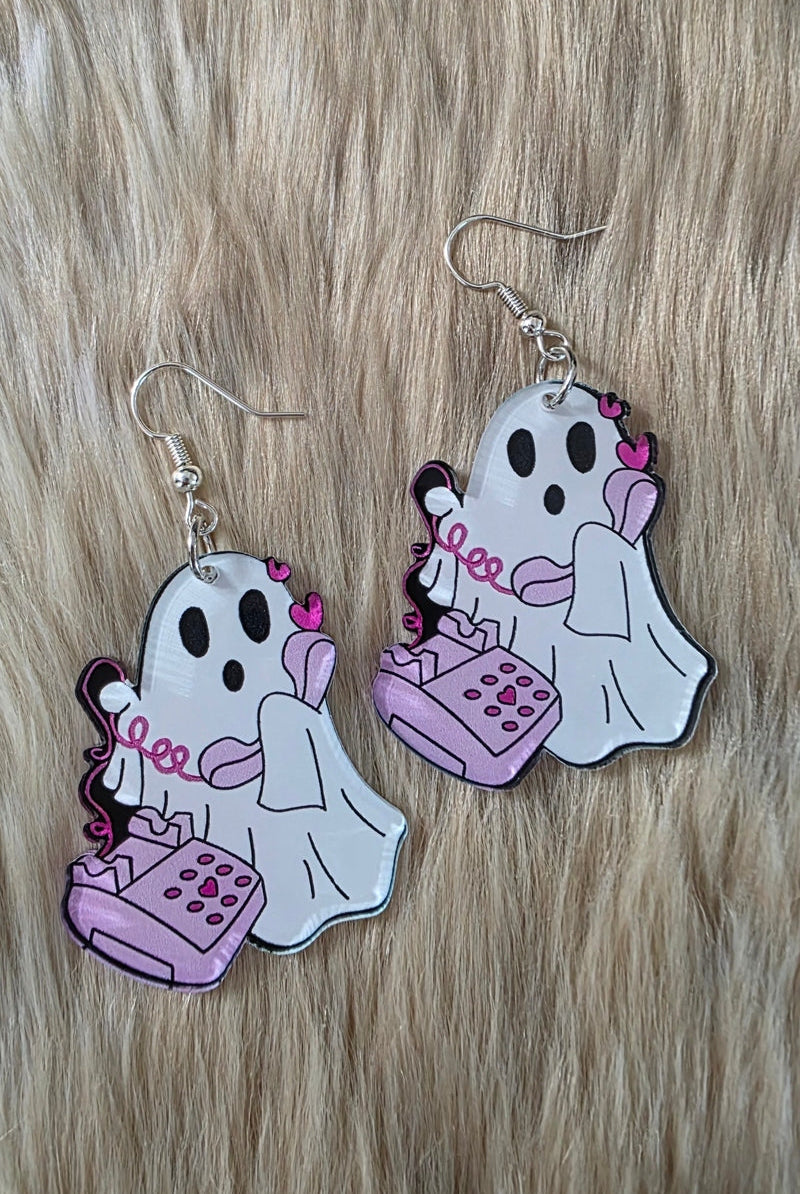 Ghosting You Earrings Novelty Earrings Vintage Vibes Boutique
