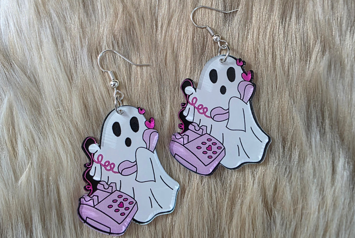 Ghosting You Earrings Novelty Earrings Vintage Vibes Boutique