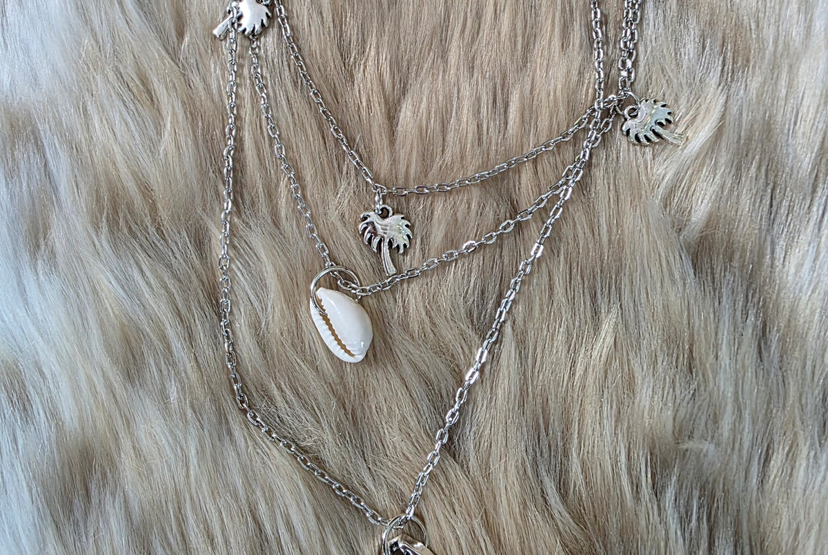 Chasing Palms Layered Necklace Necklace Vintage Vibes Boutique