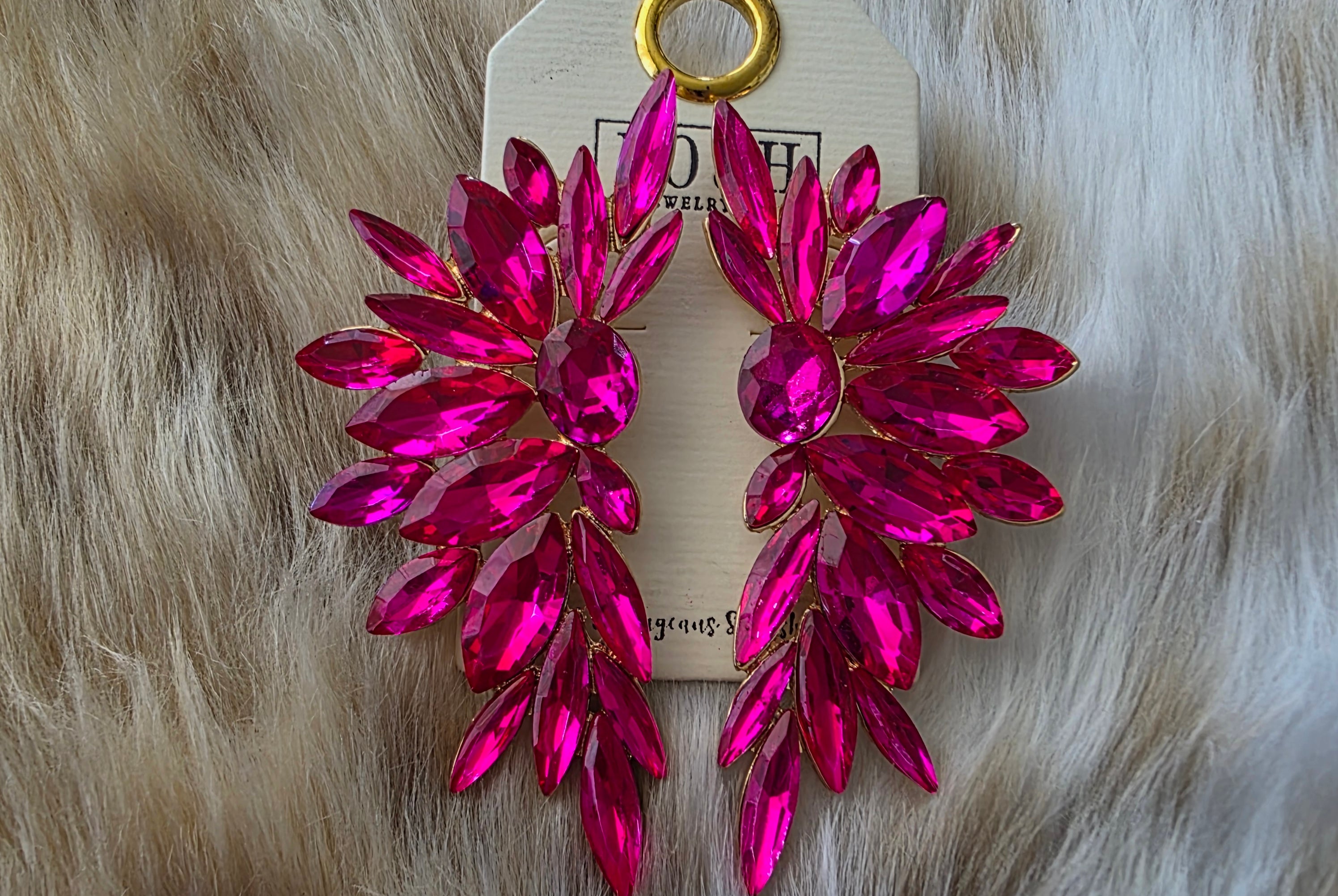 Stella Earrings Earrings Pink Panache Pink