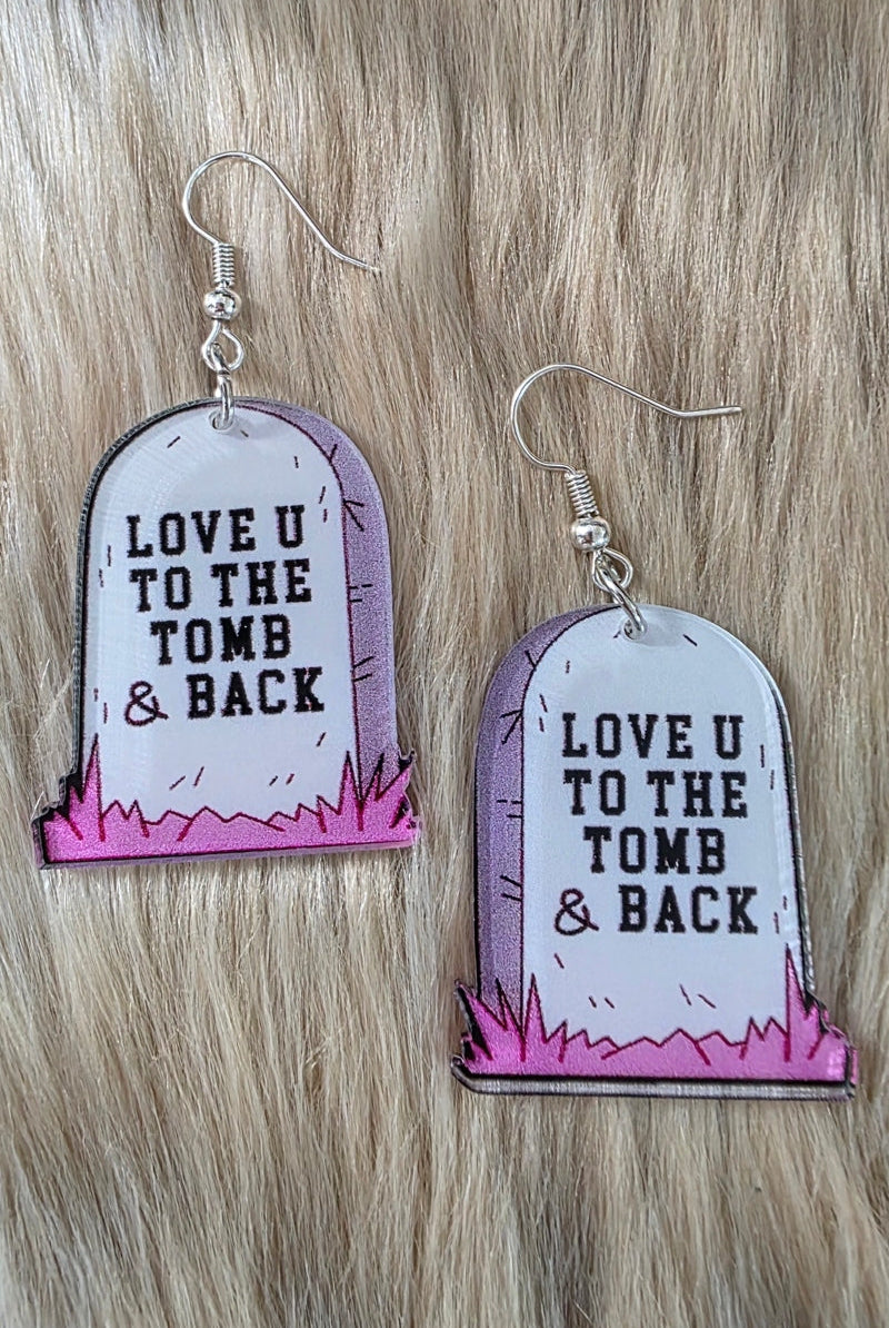 To The Tomb Earrings Novelty Earrings Vintage Vibes Boutique