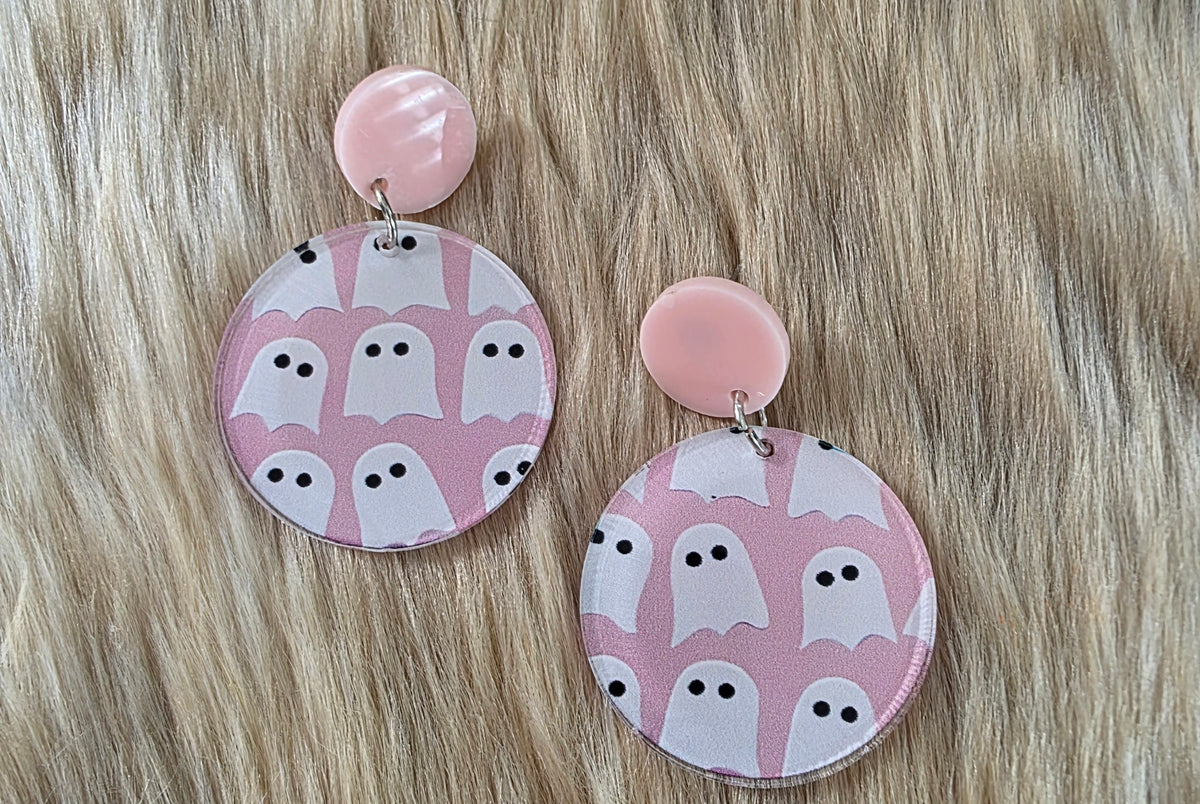 Ghost Crowd Earrings Novelty Earrings Vintage Vibes Boutique