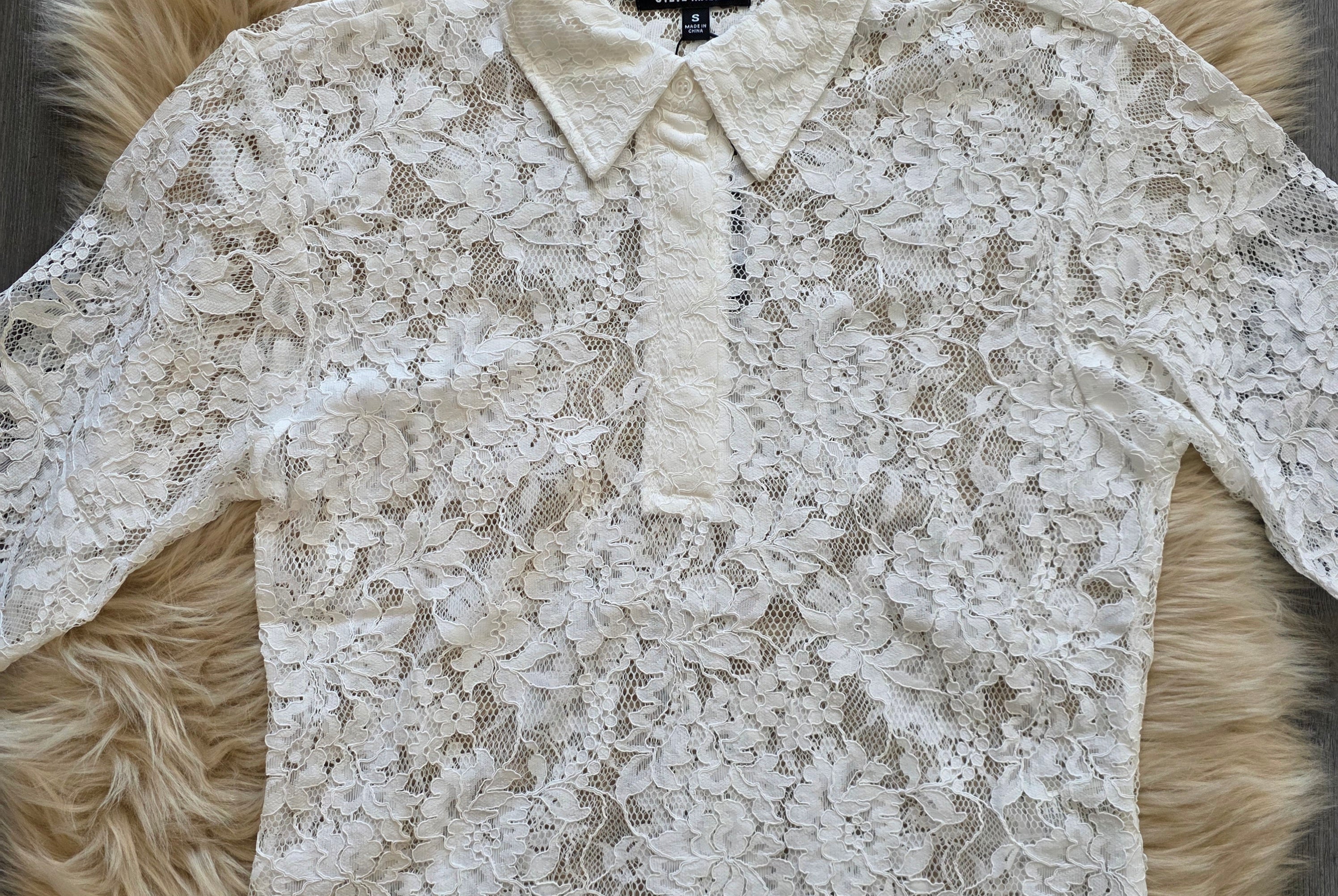 Monette Lace Top Blouse Steve Madden