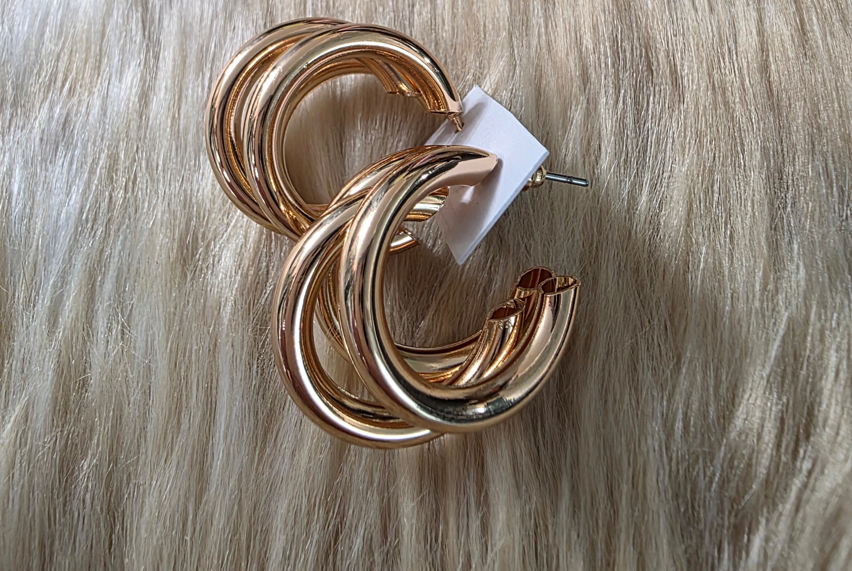 Triple Threat Hoops Earrings Vintage Vibes Boutique