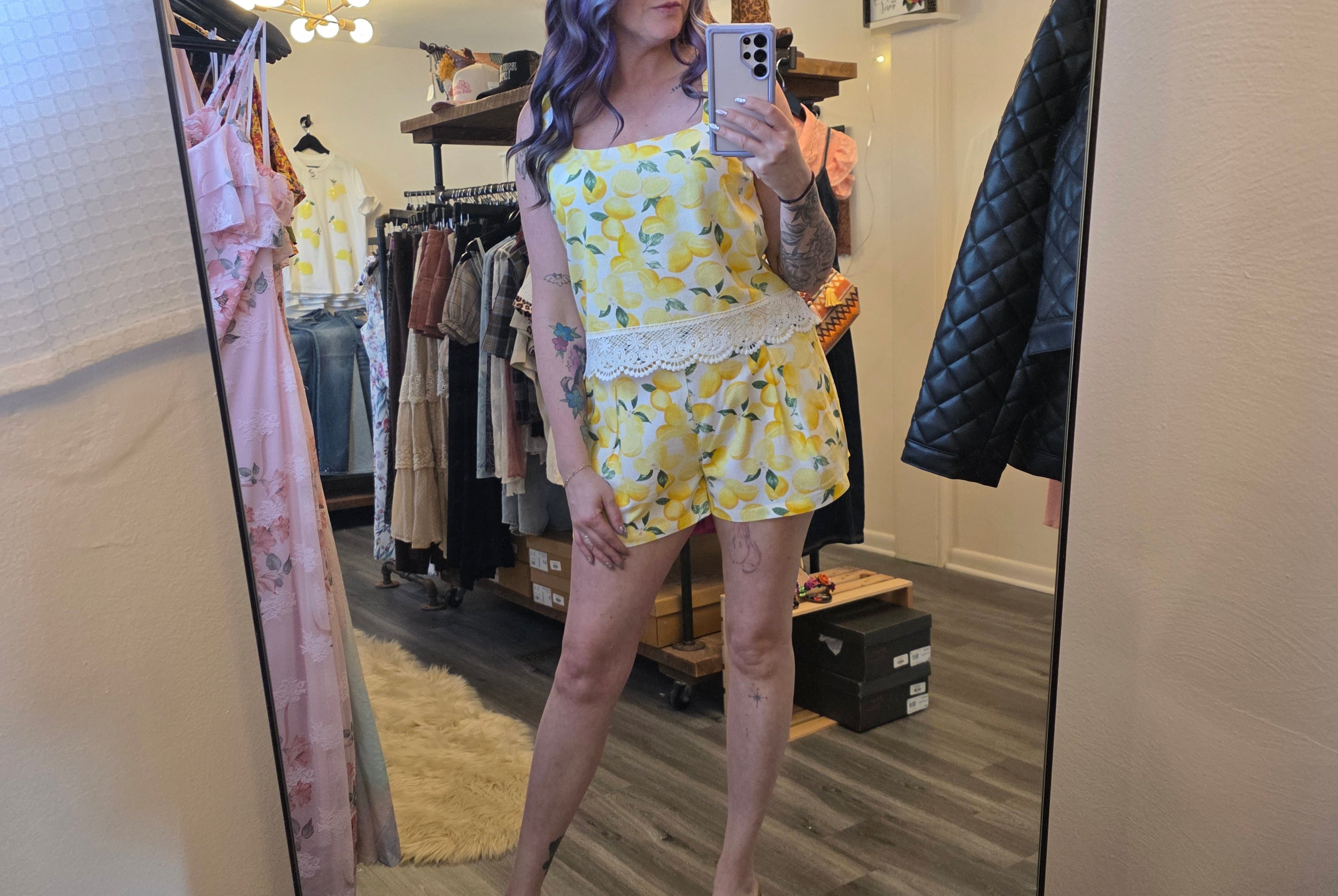 Lemon Grove Top Tank Hem & Thread