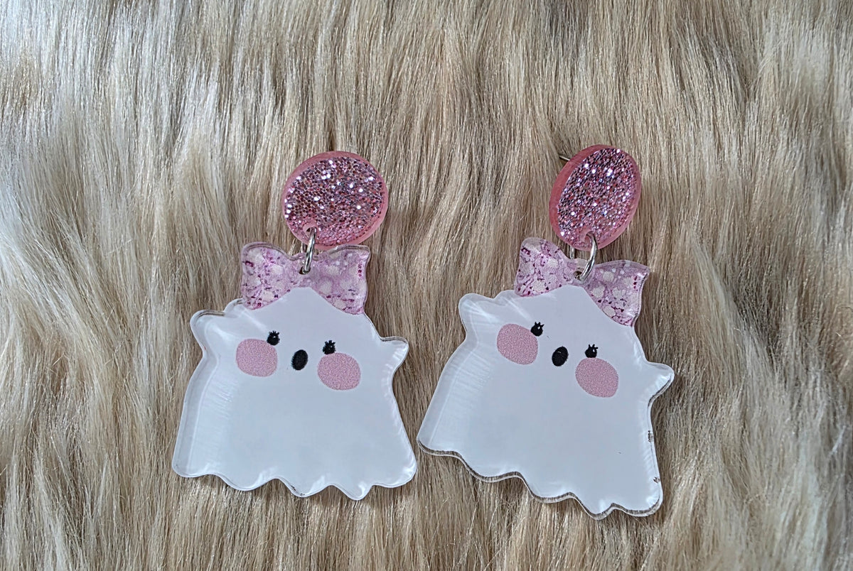 Pretty Little Boo Earrings Novelty Earrings Vintage Vibes Boutique