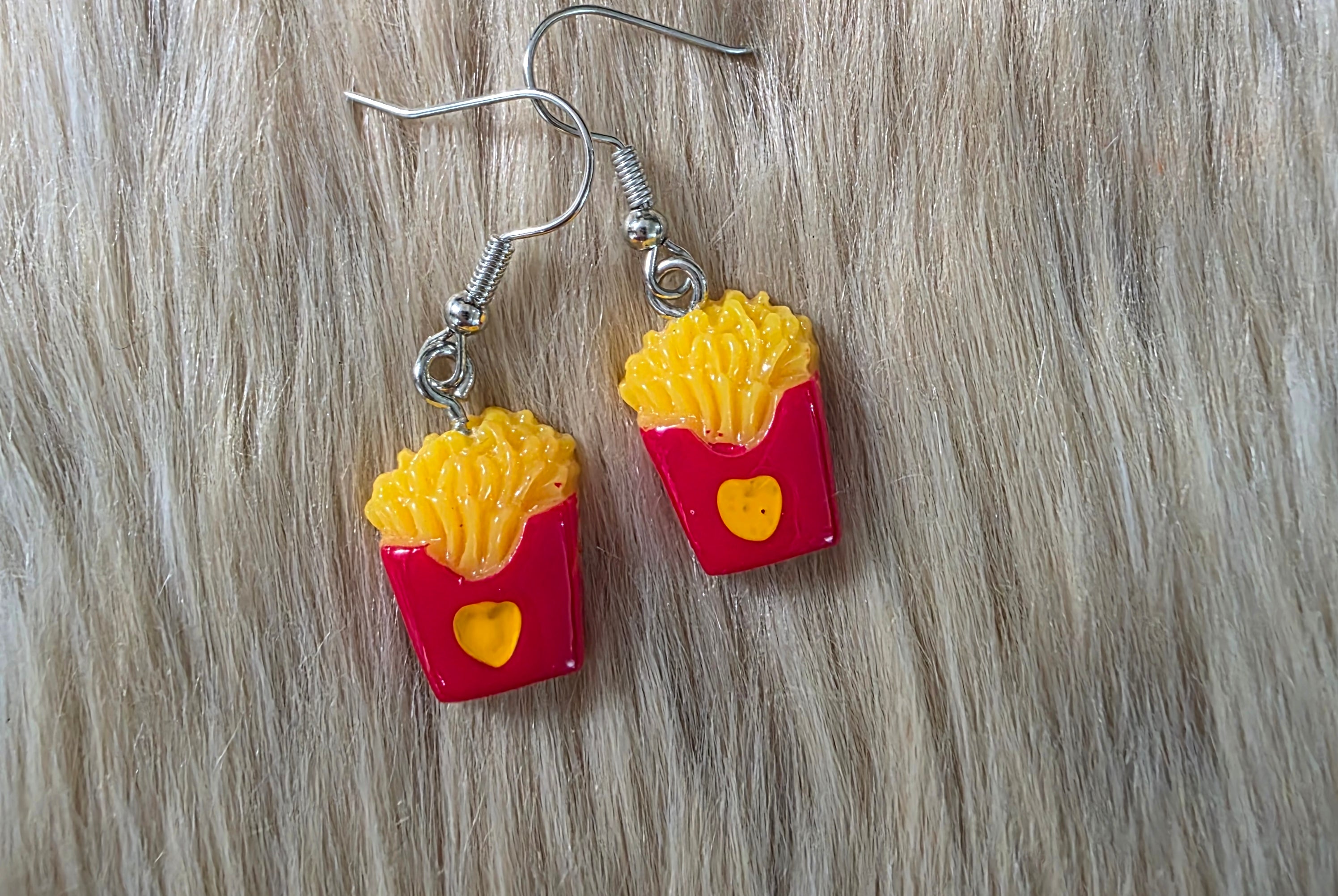 French Fry Earrings Novelty Earrings Vintage Vibes Boutique