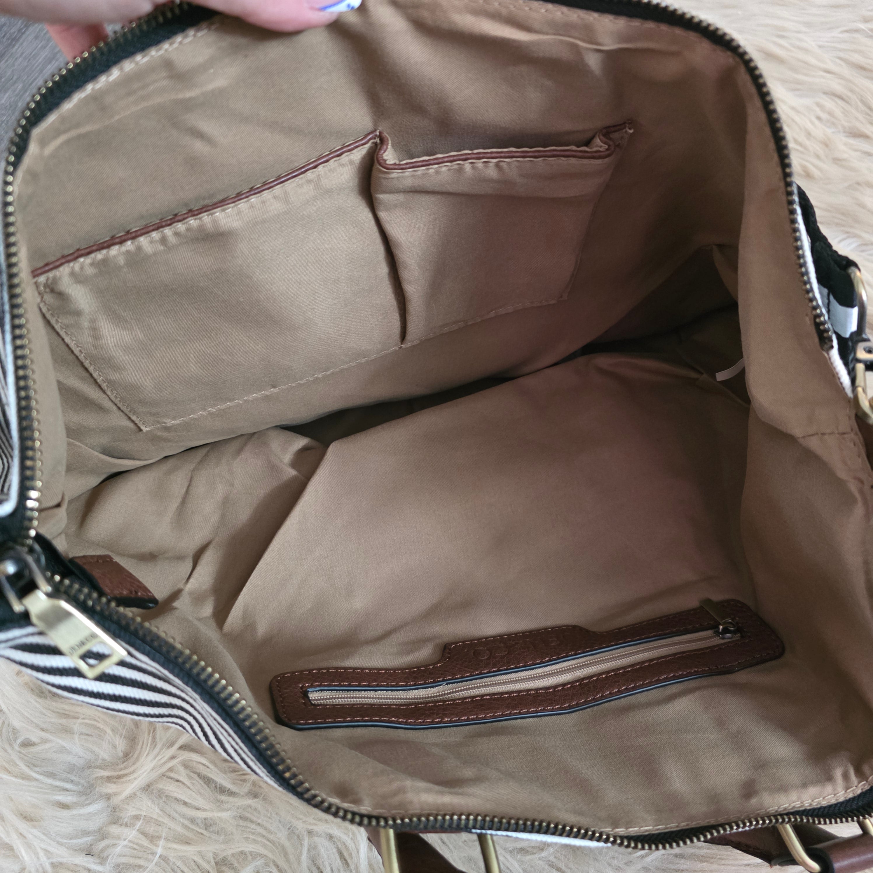 Wanderlust Satchel Shoulder Bag Jen & Co.