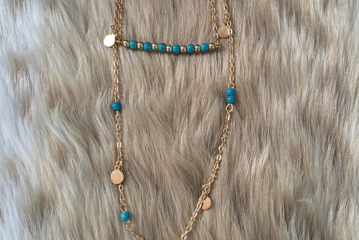 Desert Darling Layered Necklace Necklace Vintage Vibes Boutique