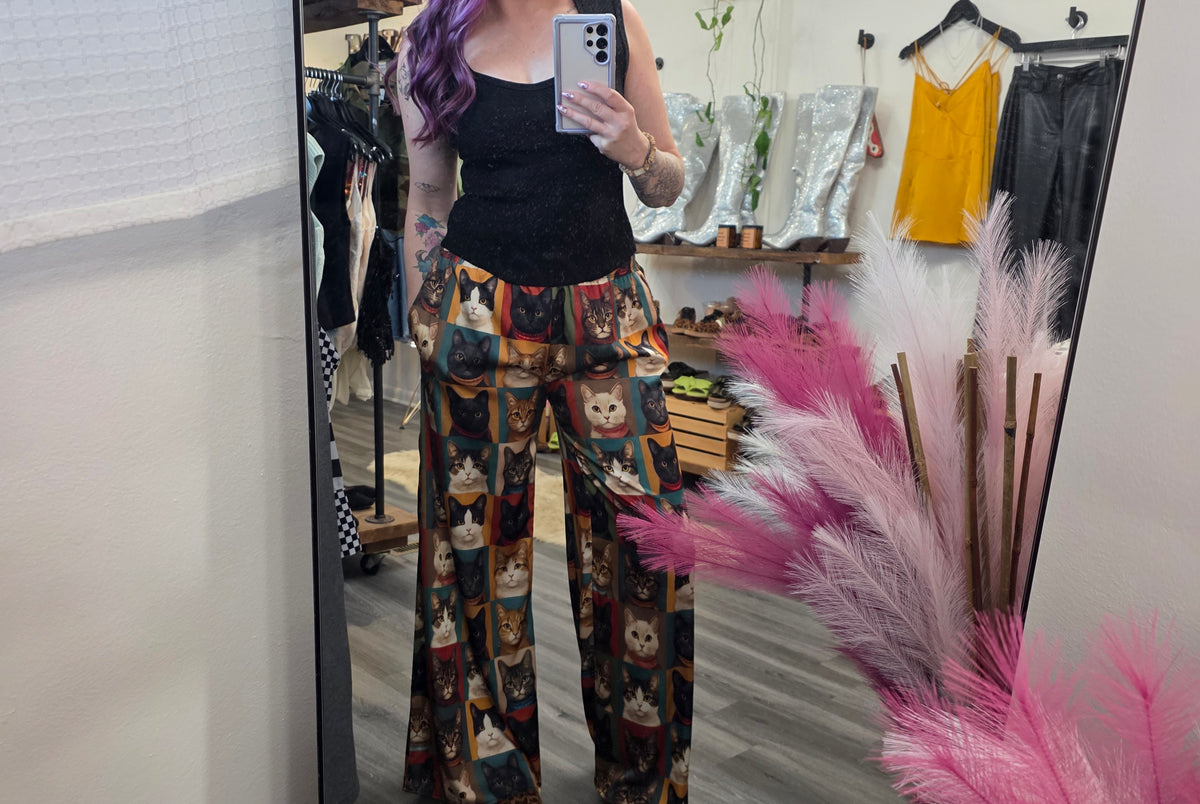 Cat Call Wide Leg Pants Trousers Jade by Jane