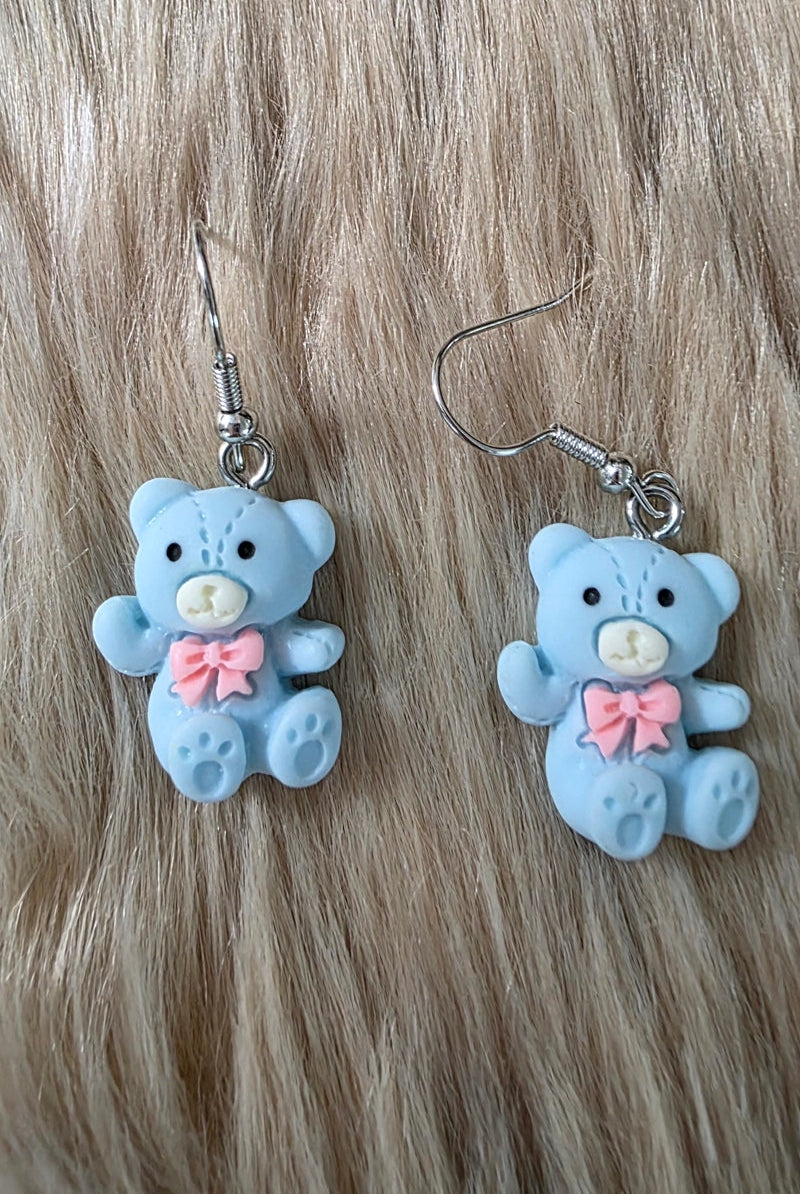 Teddy Bear Earrings Novelty Earrings Vintage Vibes Boutique