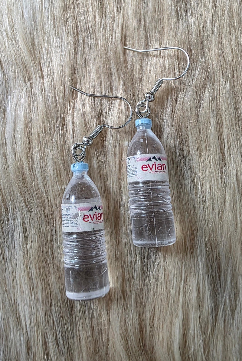 Water Bottle Earrings Novelty Earrings Vintage Vibes Boutique