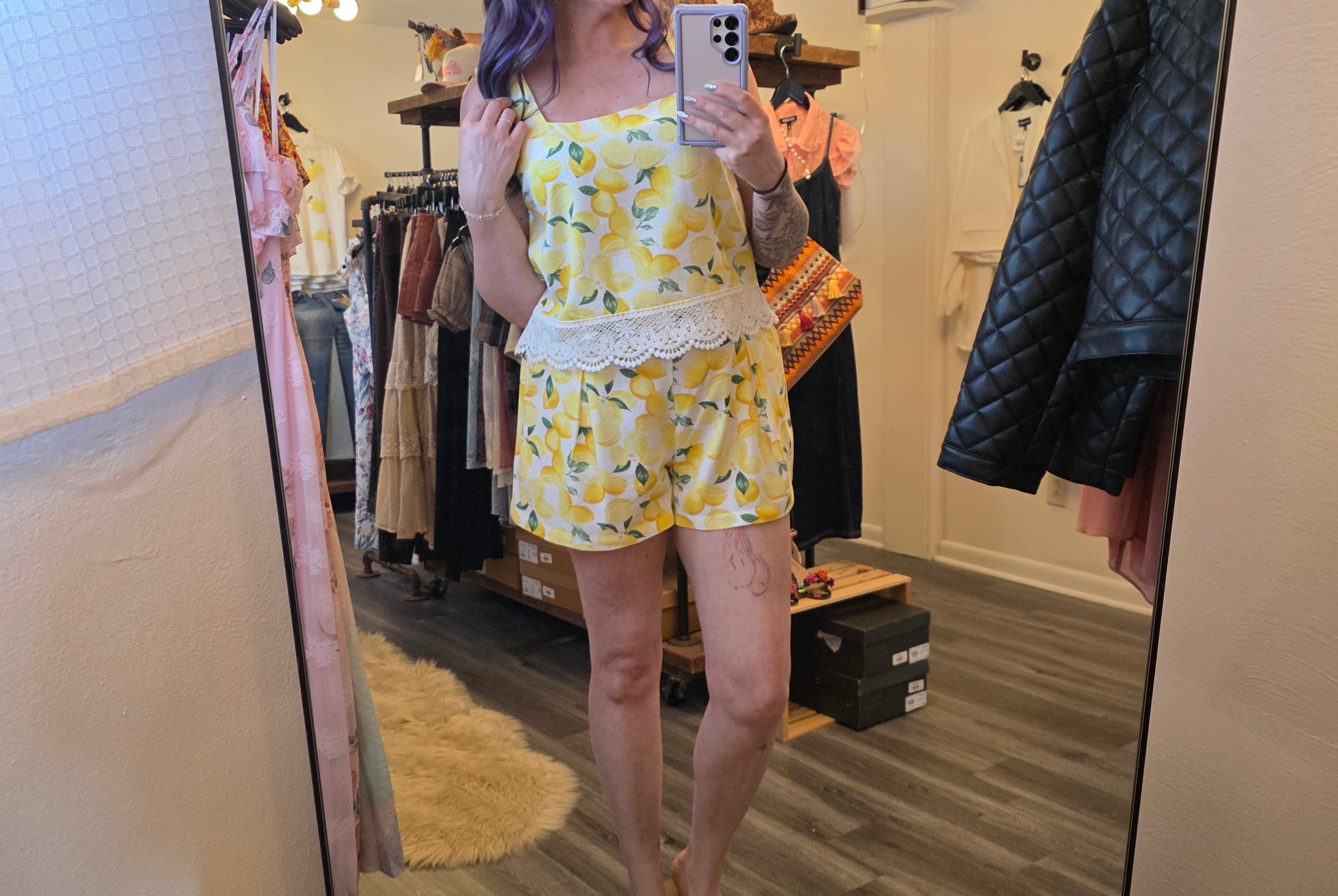 Lemon Grove Top Tank Hem & Thread