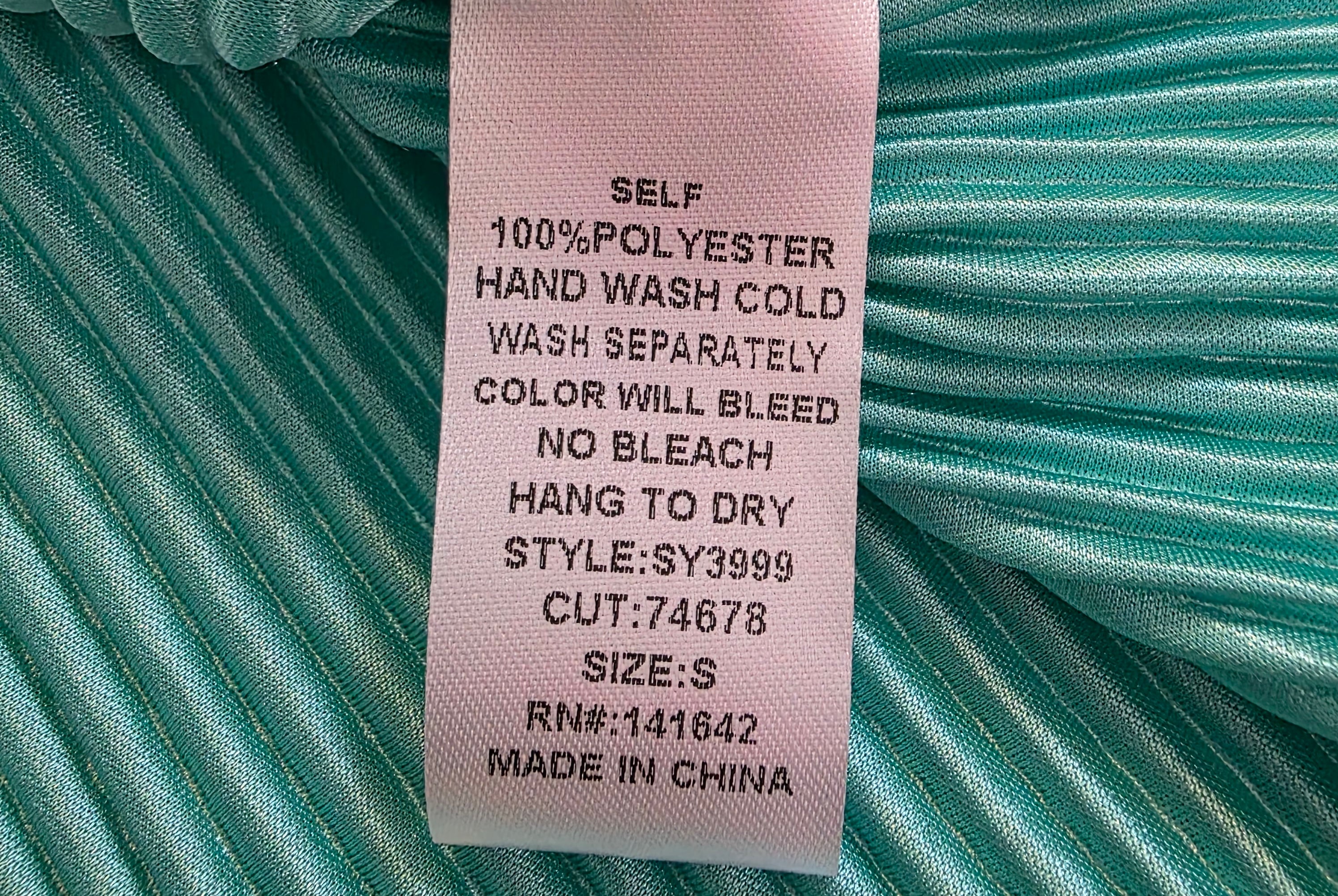 Sea Glass Pleated Dress Mini Dress She + Sky