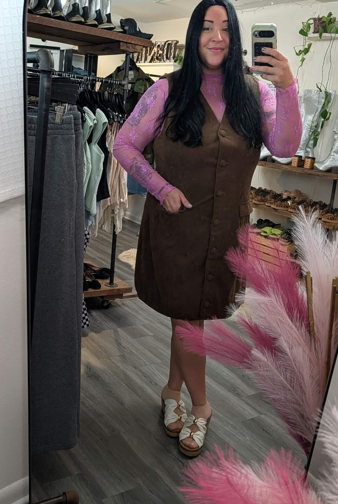 Brownstone Corduroy Dress Mini Dress Oddi