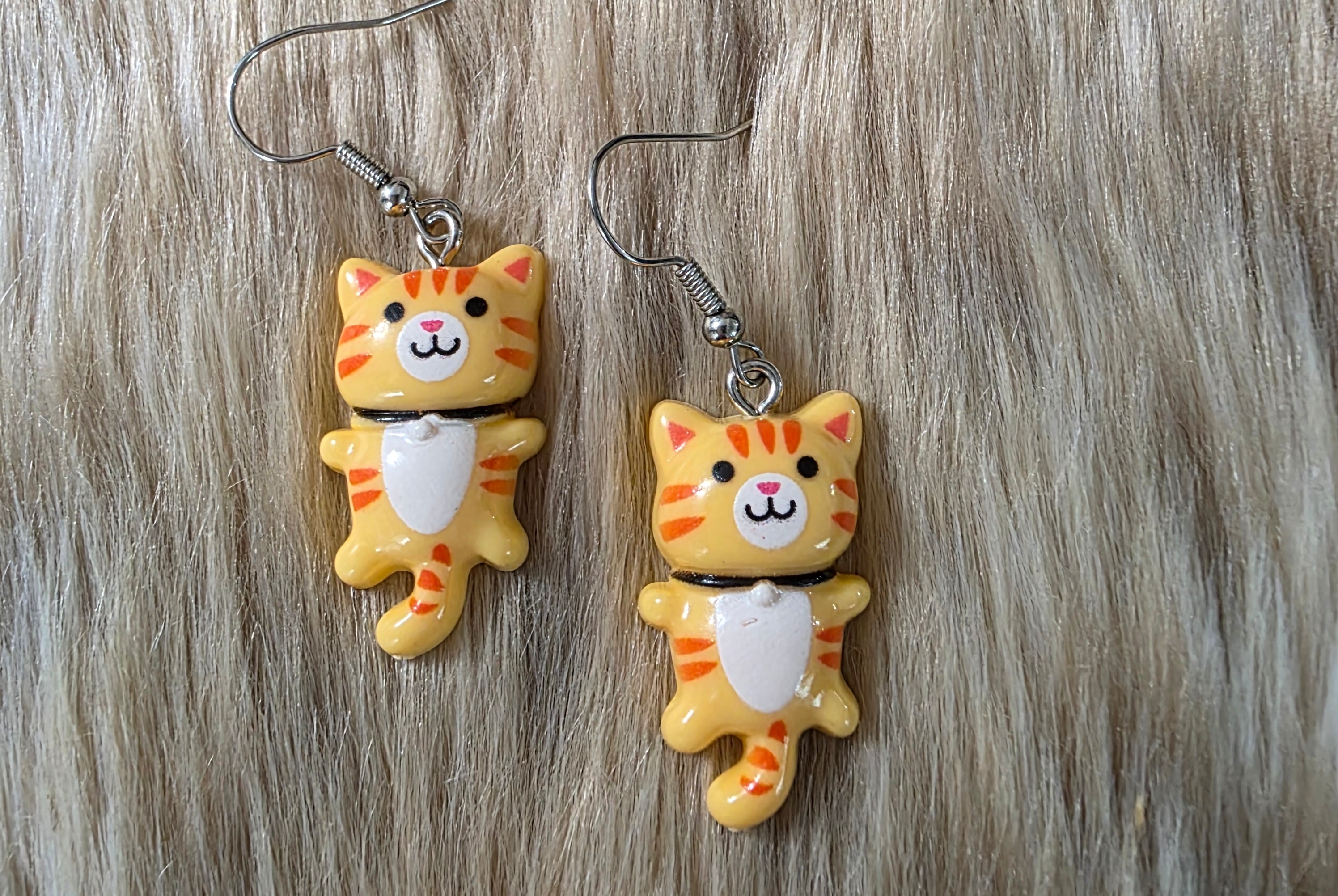 Cat Earrings Novelty Earrings Vintage Vibes Boutique