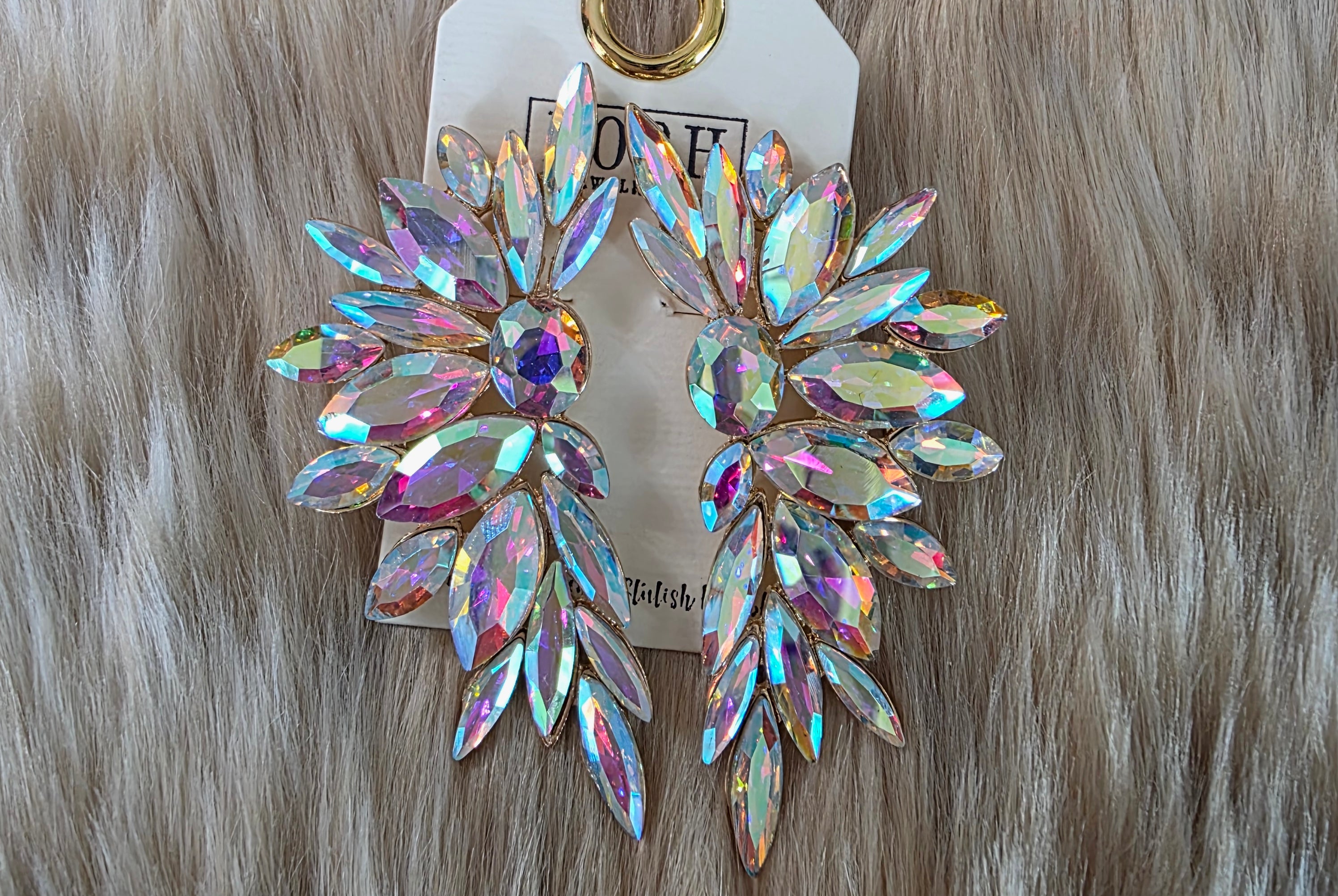 Stella Earrings Earrings Pink Panache Silver