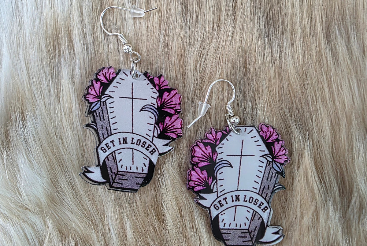 Loser Earrings Novelty Earrings Vintage Vibes Boutique