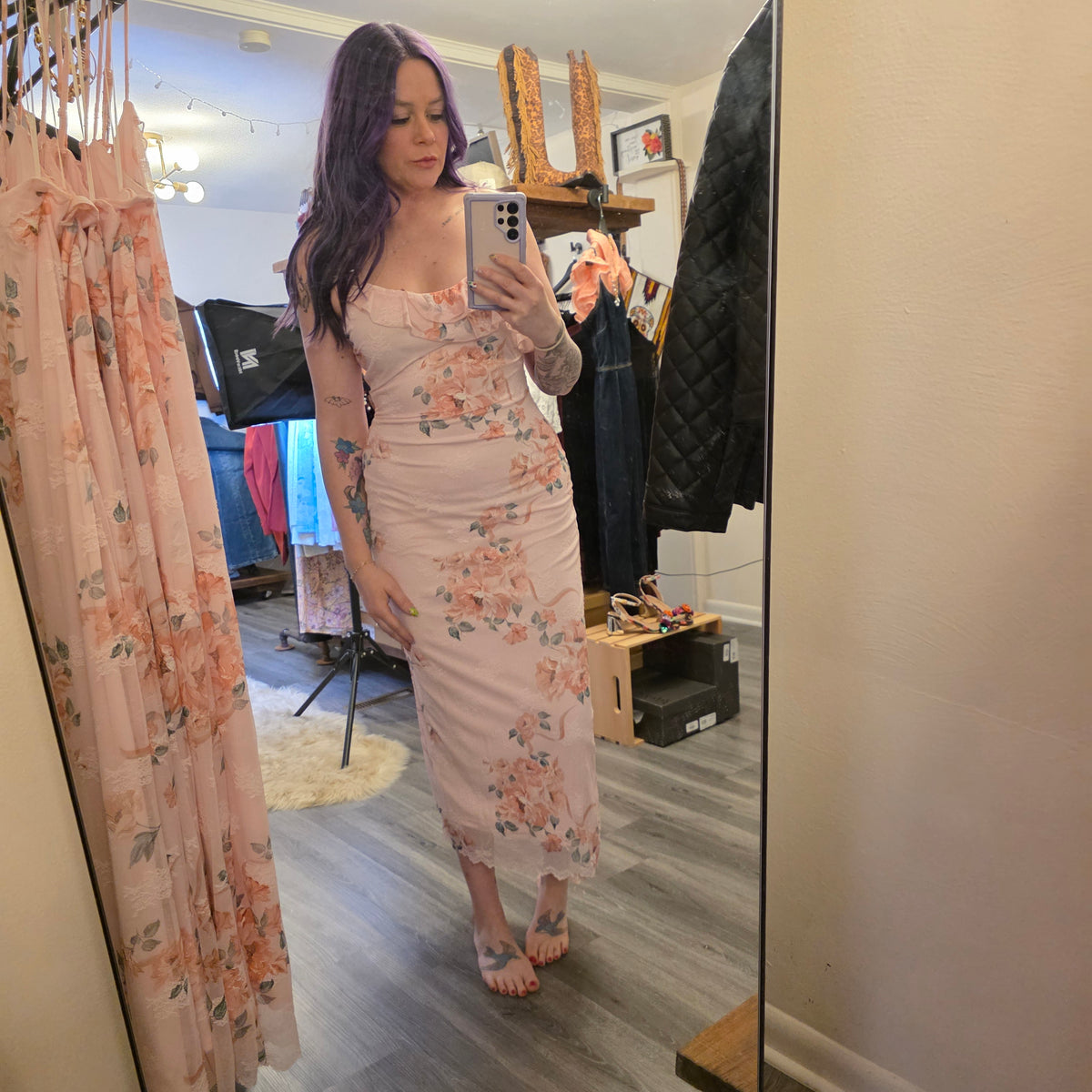 Juliany Dress Midi Dress Steve Madden