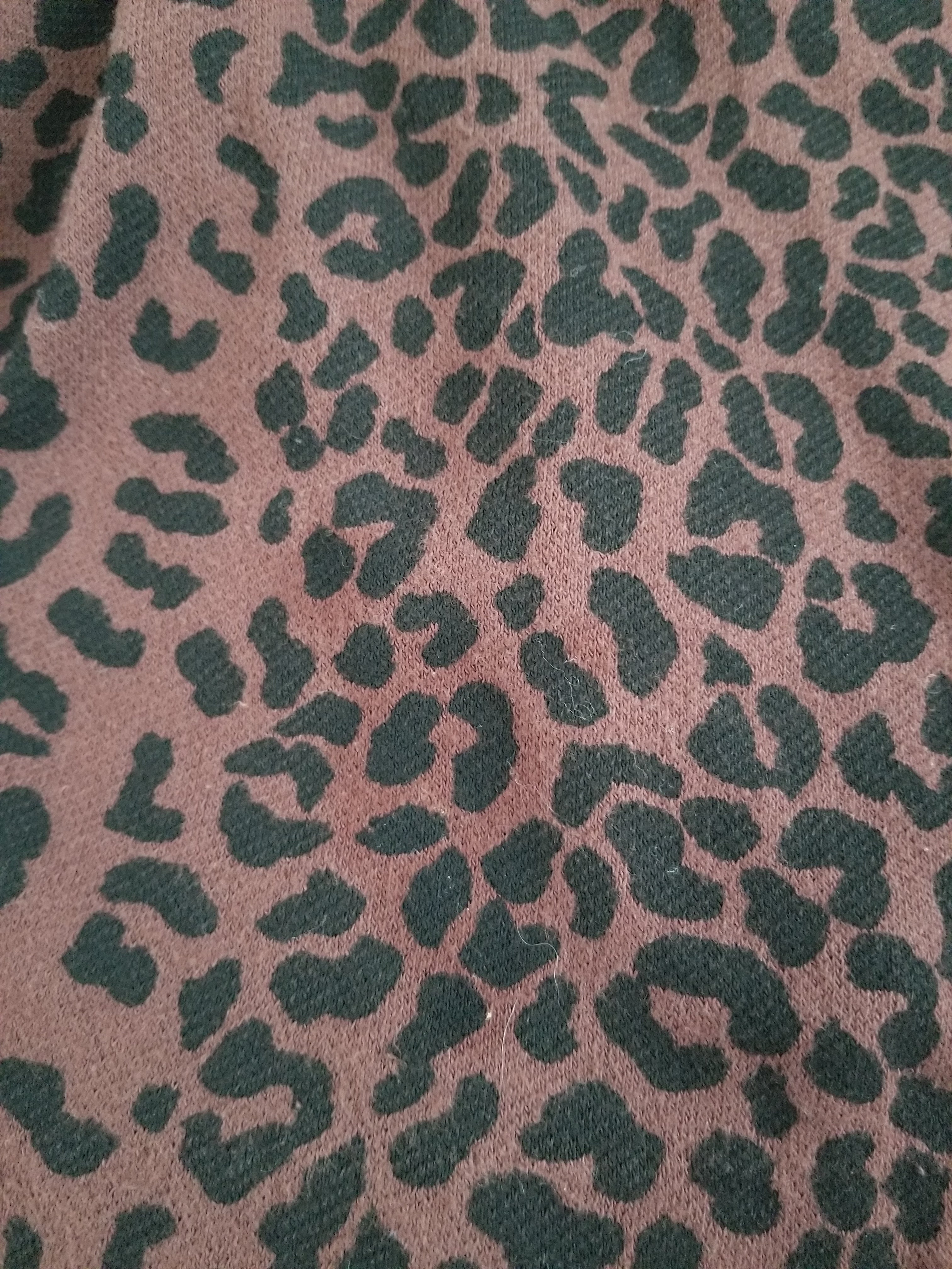 Visage Leopard Print Wrap Top Vintage Vibes 607