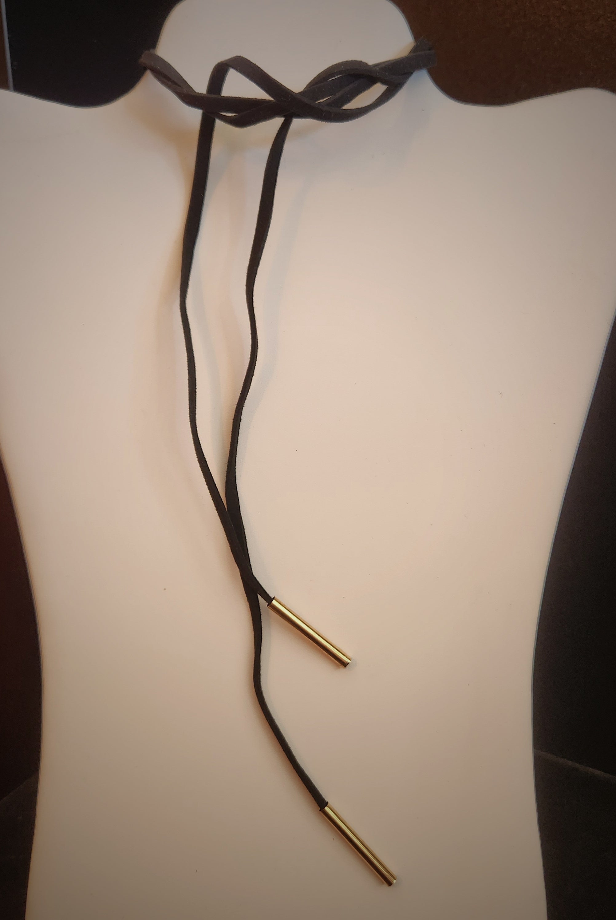 Faux Suede Wrap Choker Necklace Vintage Vibes Boutique