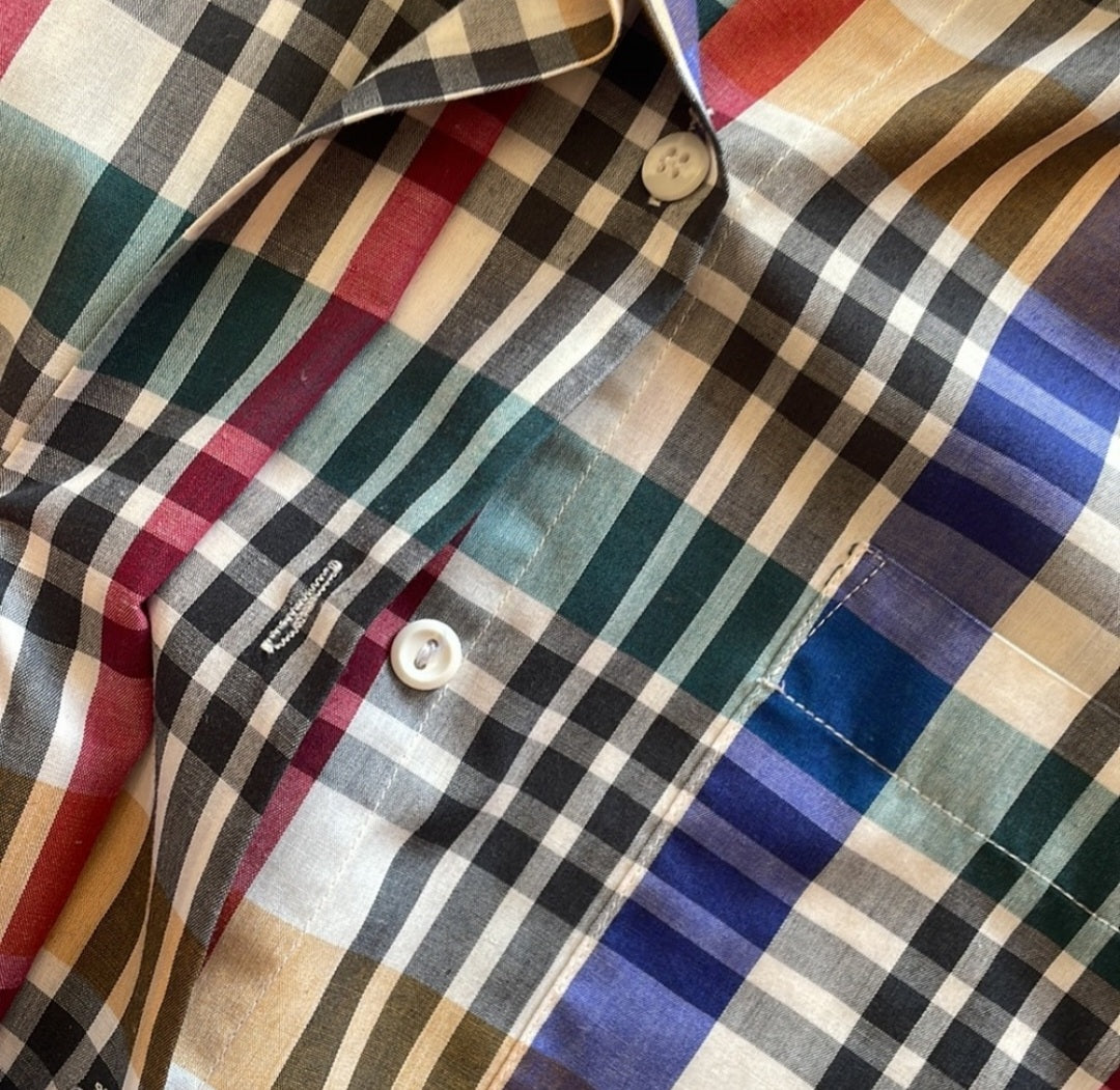 Levi's Sportswear 1970s Plaid Button Down Vintage Vibes 607