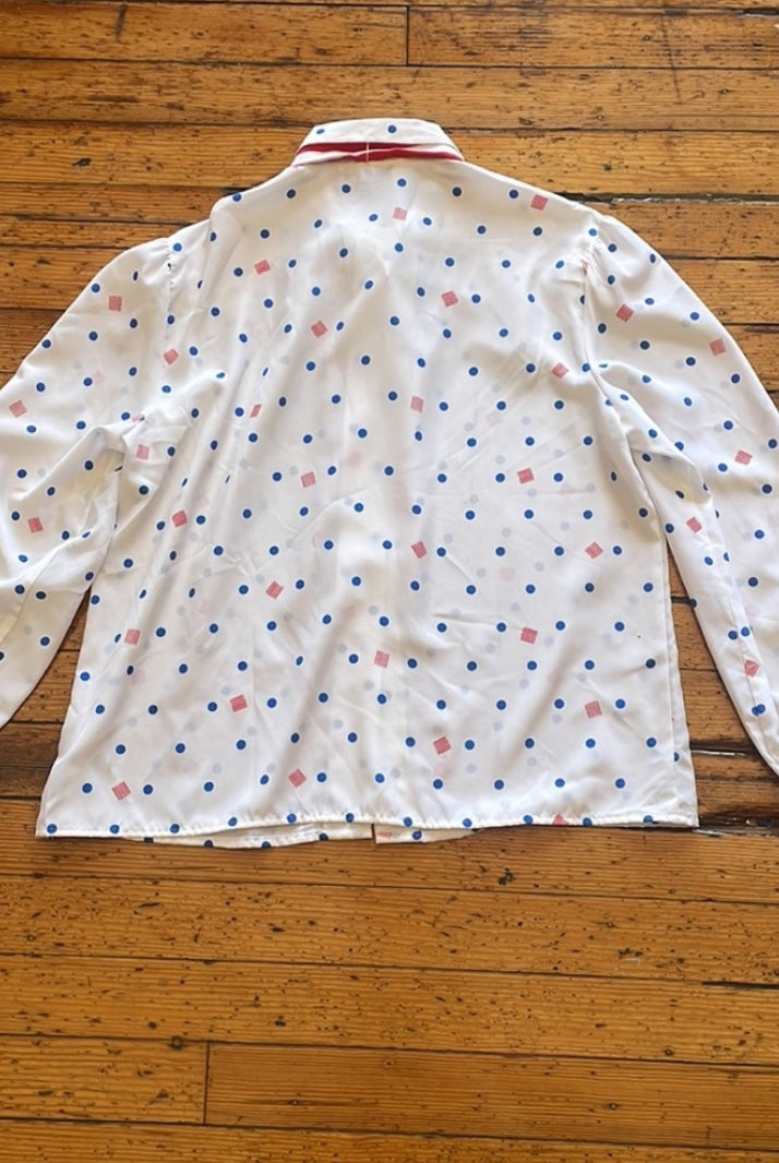 Personal Petites Button Down Blouse Size 16 Vintage Vibes 607