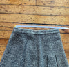 Vintage Tweed Pleated A Line Skirt