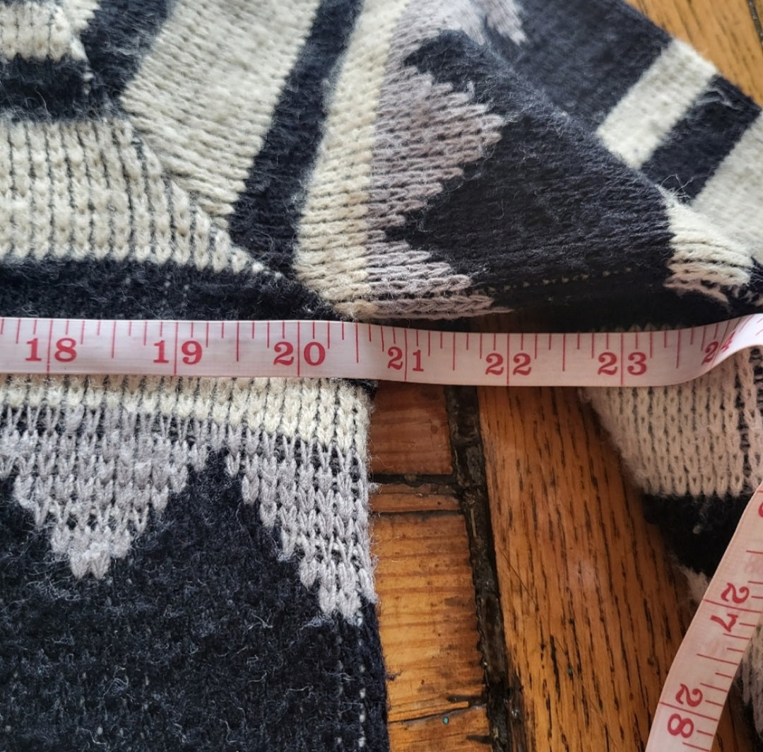 Vintage Knit Striped Cardigan Sweater Vintage Vibes 607