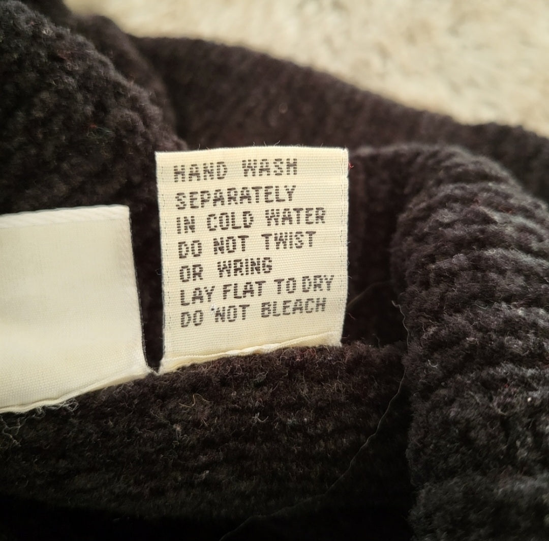Maggie Lawrence Knit Turtleneck Gray Size Medium Maggie Lawrence