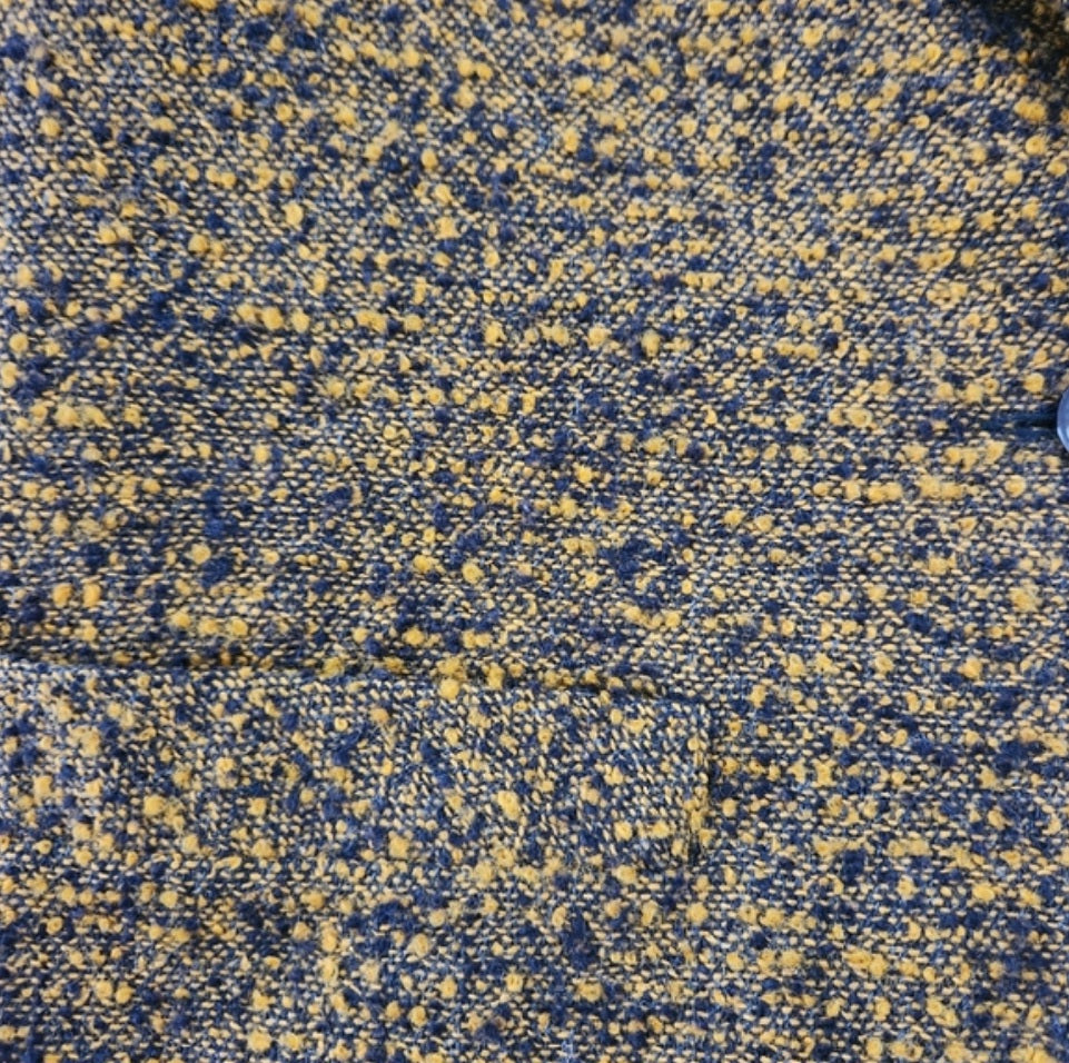 Cassis Vintage Pure Virgin Wool Blazer Jacket Mustard Yellow Size 8 Vintage Vibes Boutique