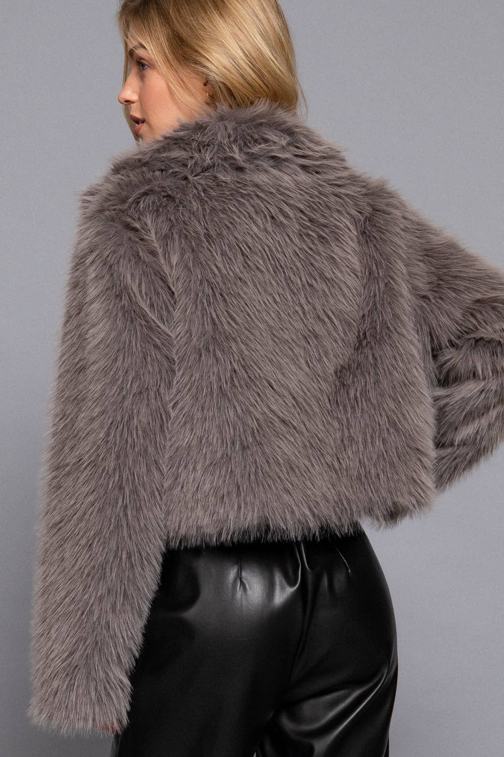 Bijox Faux Fur Coat Jacket 42POPS