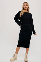 Blackout Theory Knit Set Coord Set Bluivy