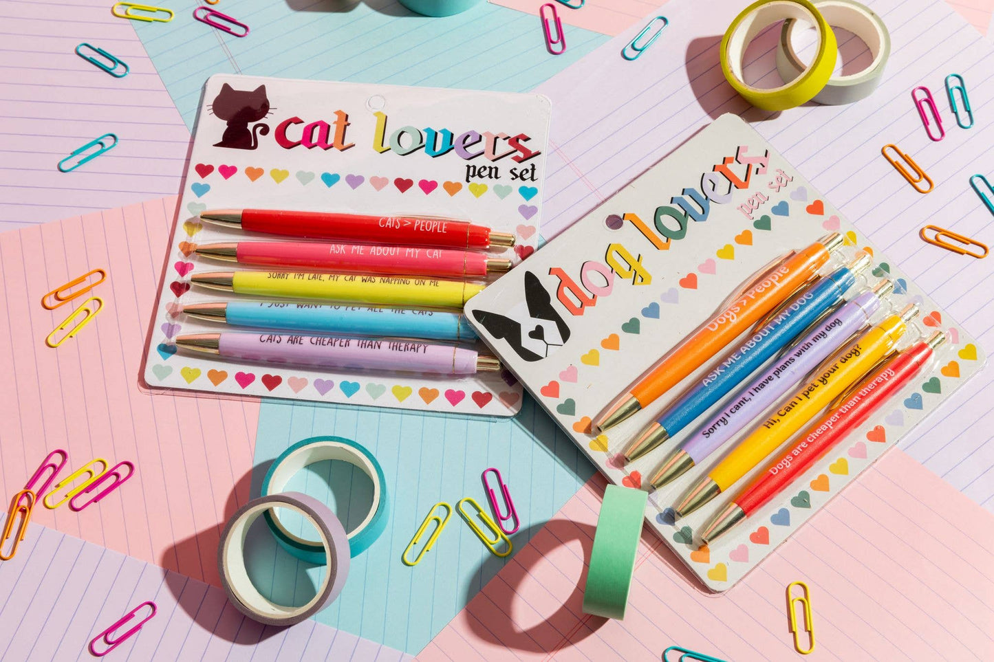 Cat Lovers Pen Set FUN CLUB