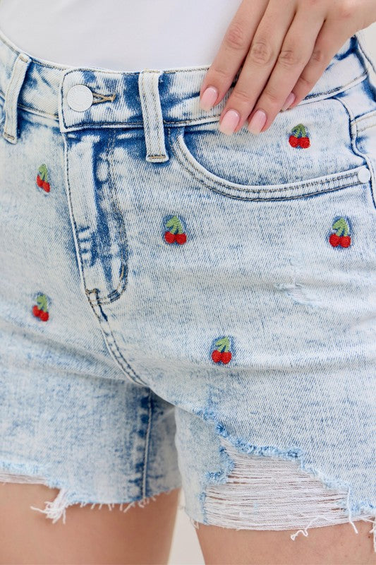 Cherry Shorts Judy Blue