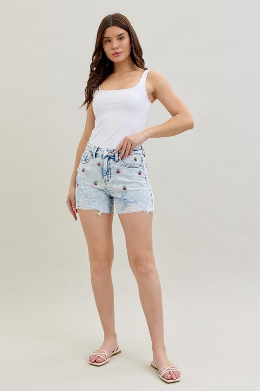 Cherry Shorts Judy Blue