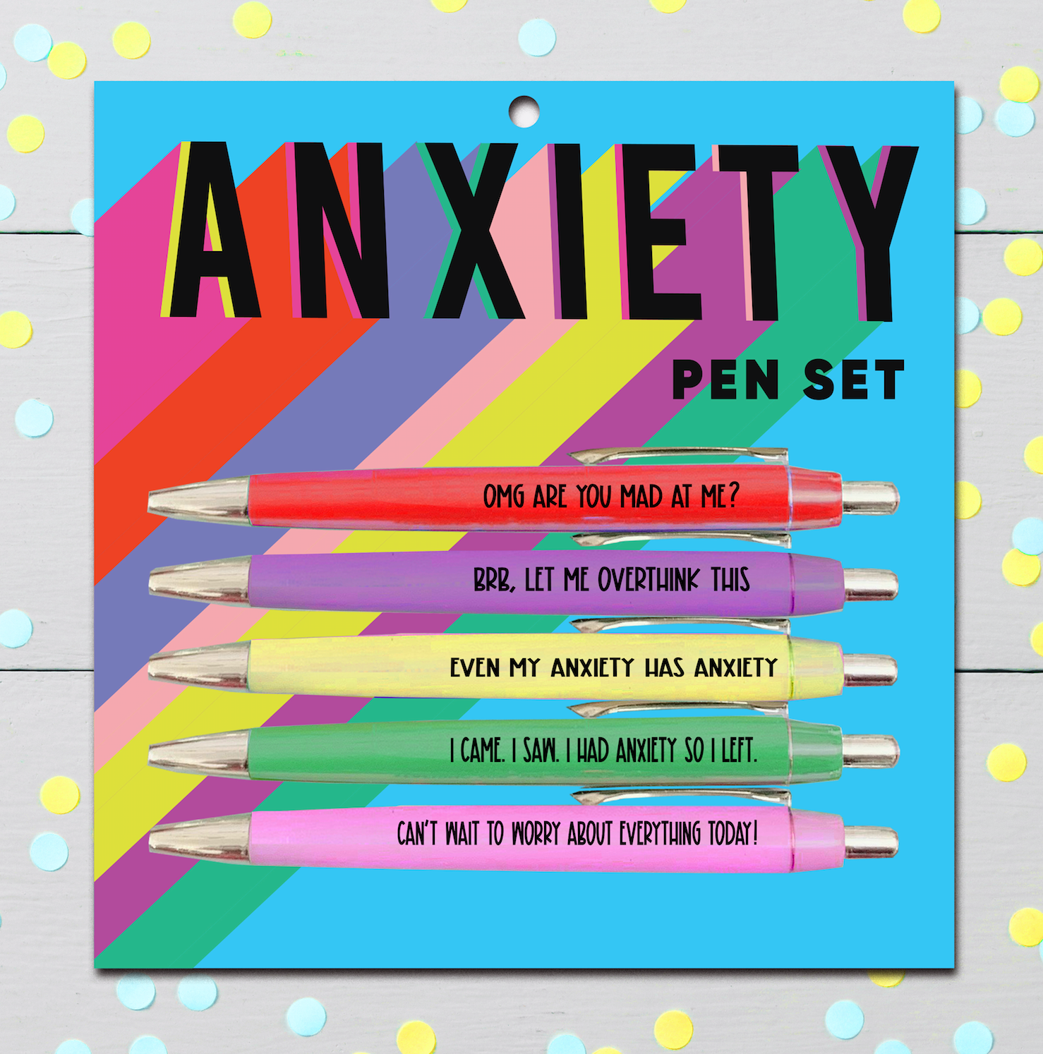Anxiety Pens Giftables FUN CLUB