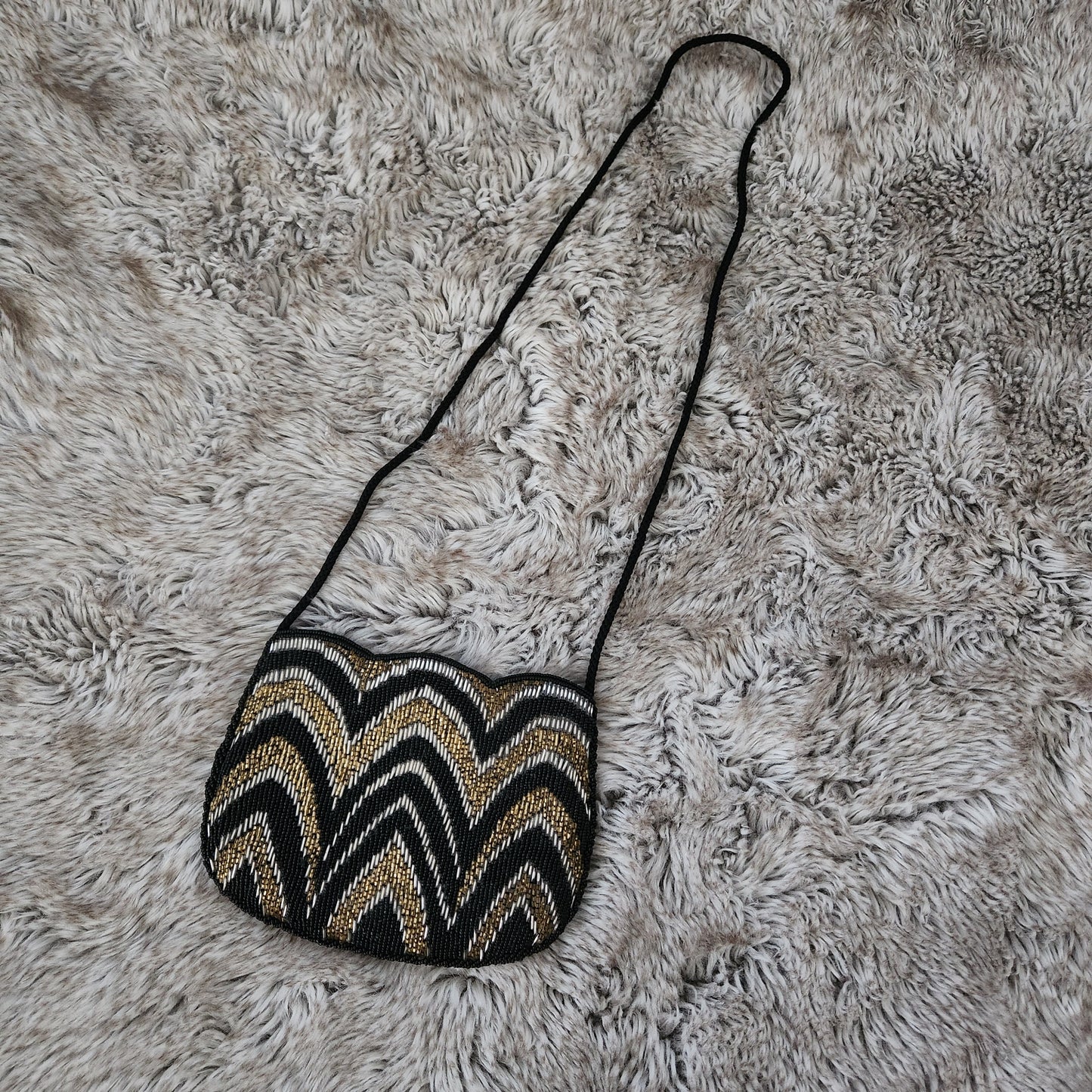 33 East Vintage Beaded Striped Crossbody Bag  Vintage Vibes Boutique   