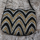 33 East Vintage Beaded Striped Crossbody Bag  Vintage Vibes Boutique   