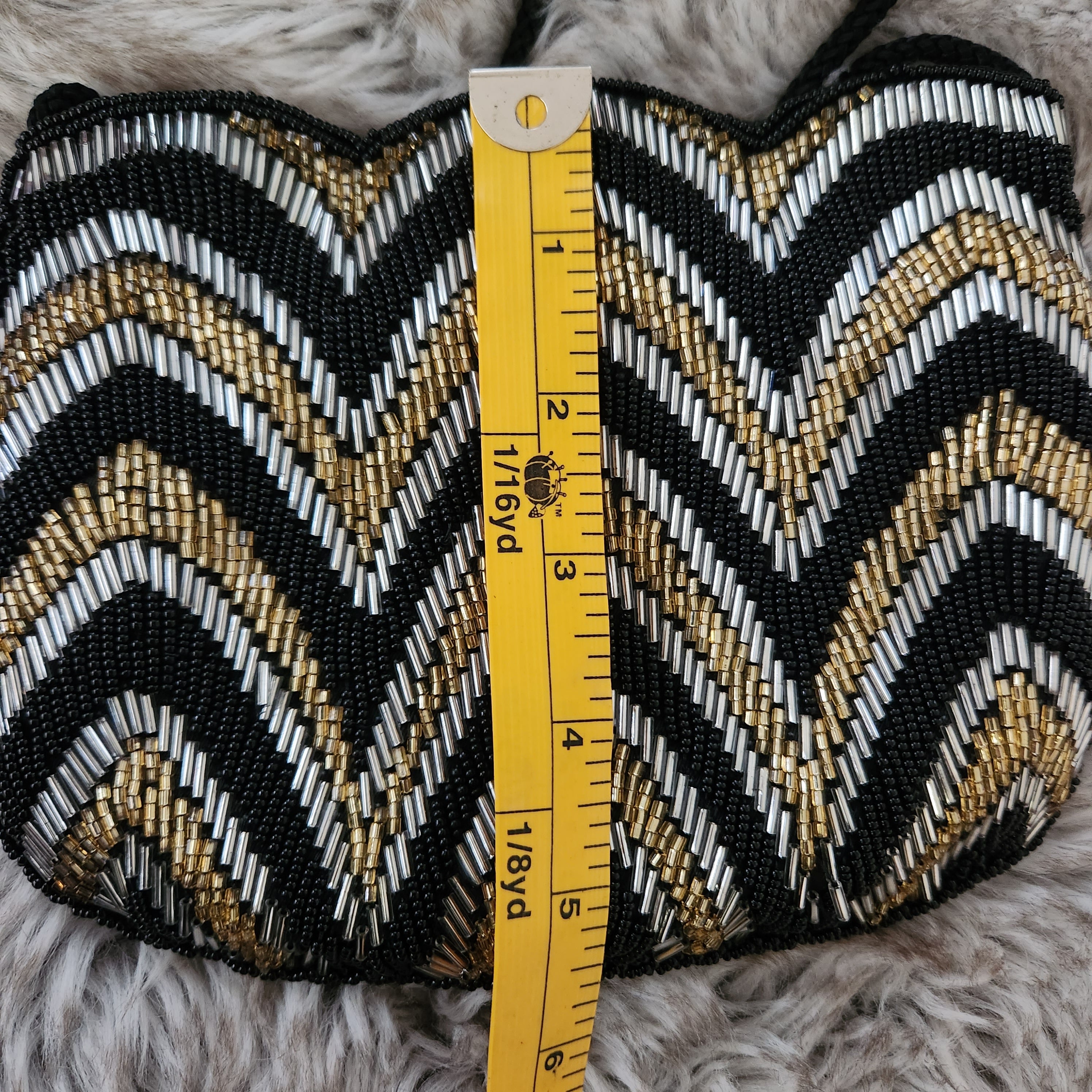 33 East Vintage Beaded Striped Crossbody Bag  Vintage Vibes Boutique   